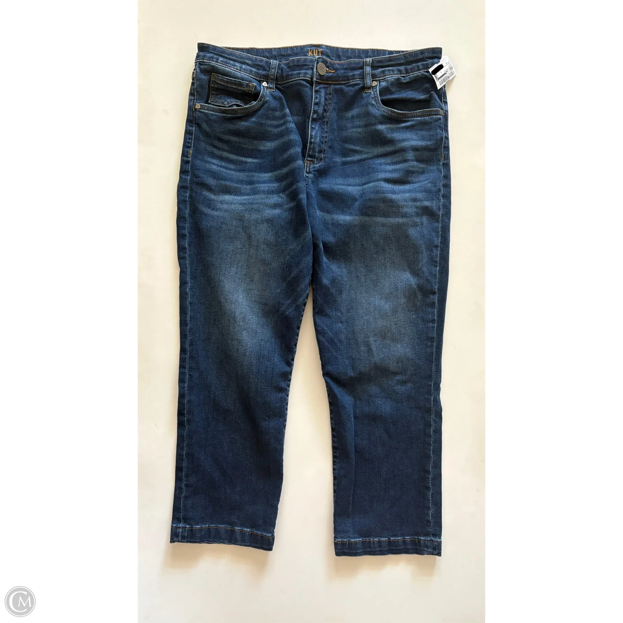 Jeans Straight By Kut In Blue, Size: 14 - Image 1