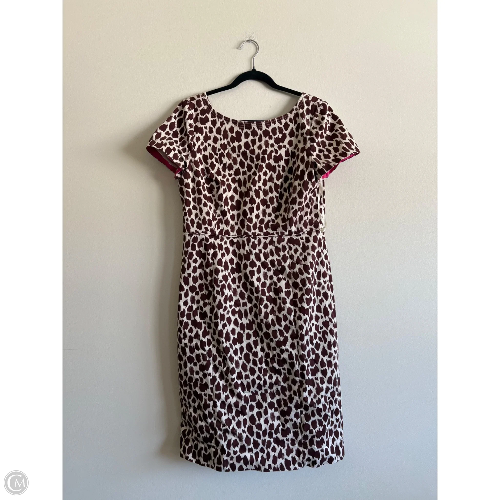 Dress Work By J. Crew In Animal Print, Size: 12 - Image 1