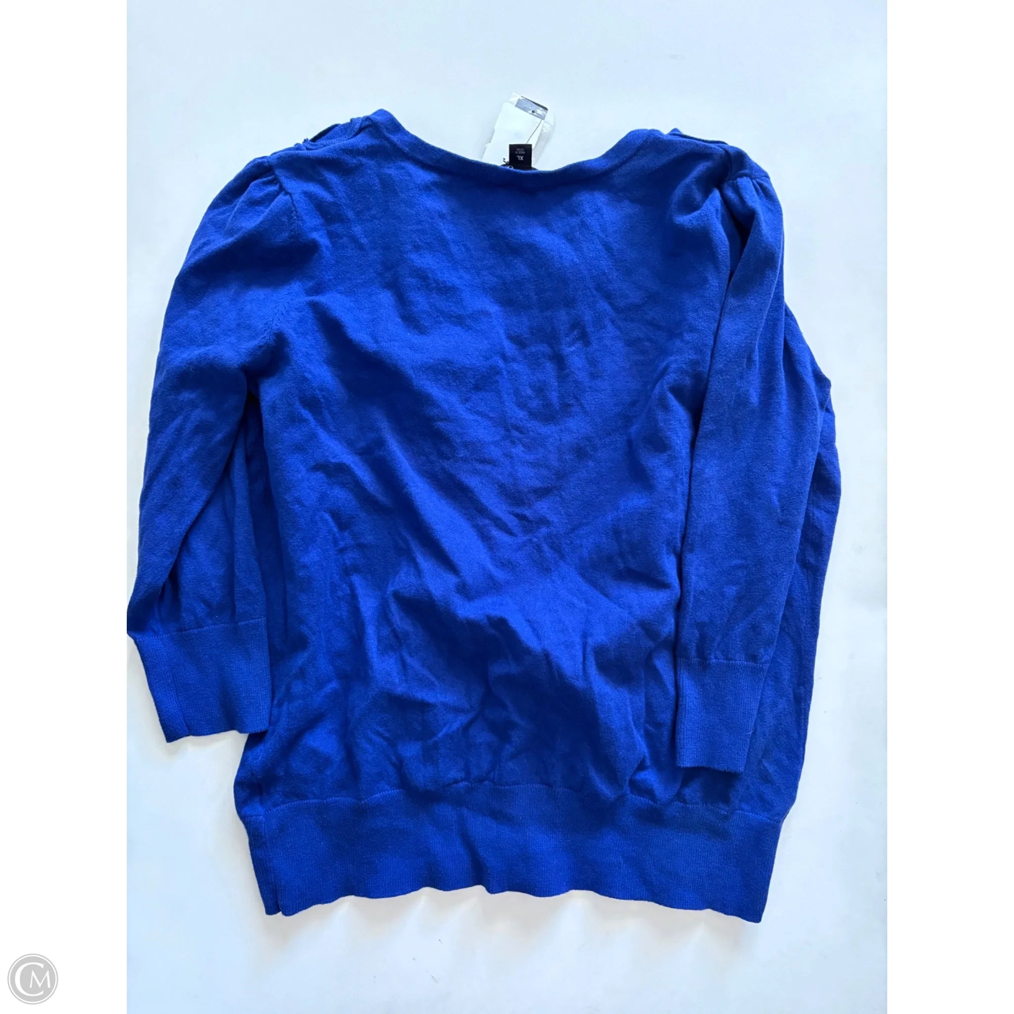 Sweater Cardigan By East 5th In Blue, Size: Xl - Image 2