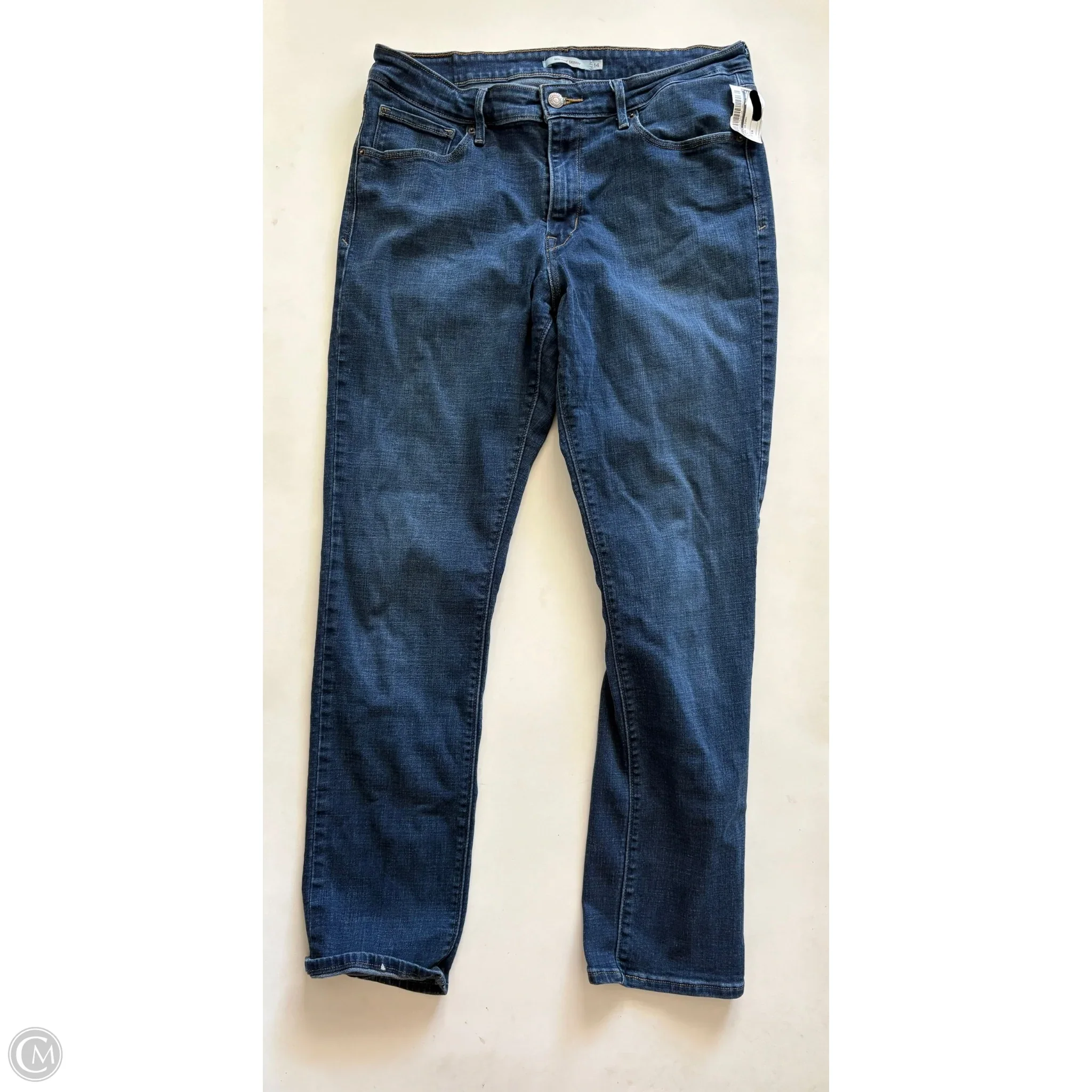 Jeans Skinny By Levis In Blue, Size: 14 - Image 1