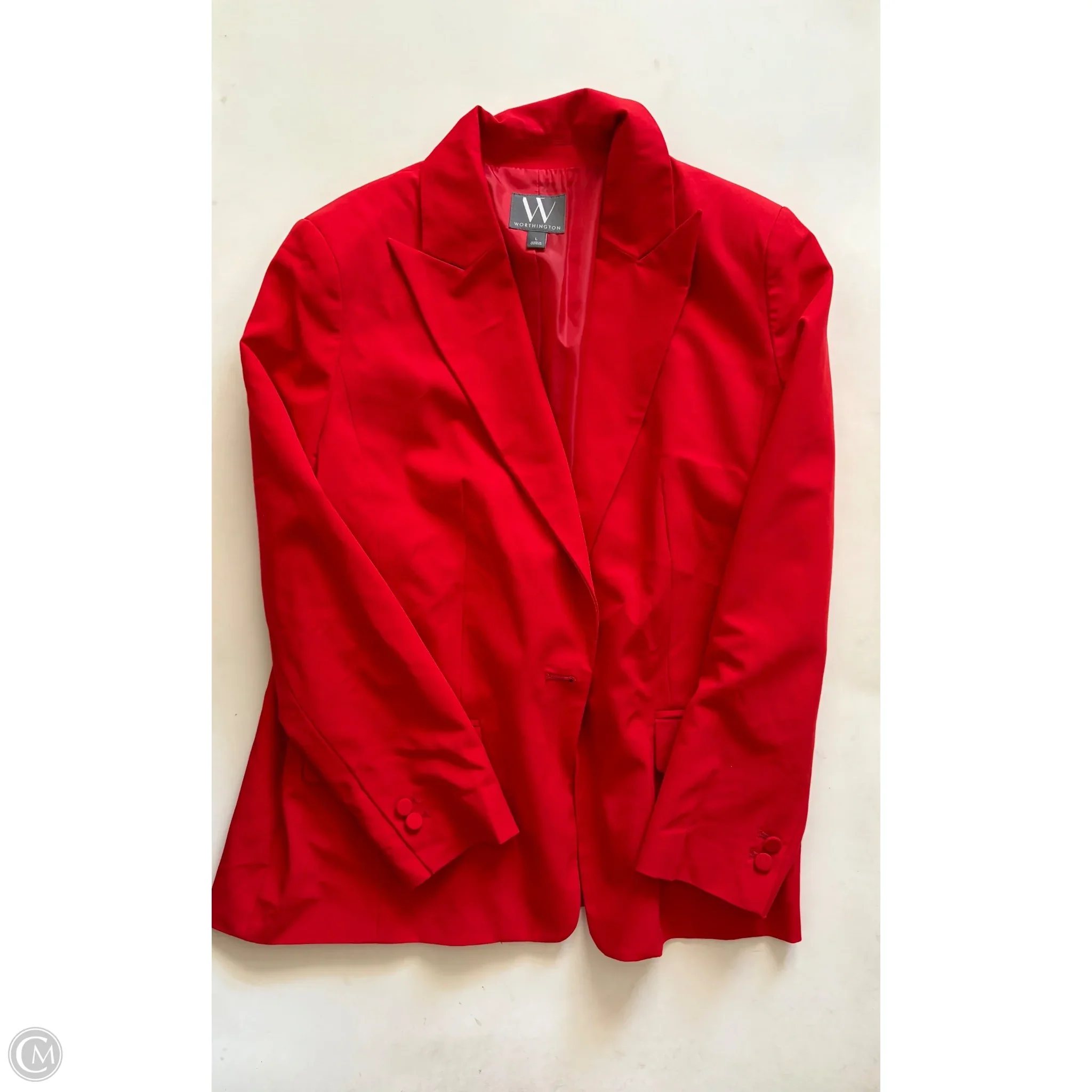 Blazer By Worthington In Red, Size: L - Image 1