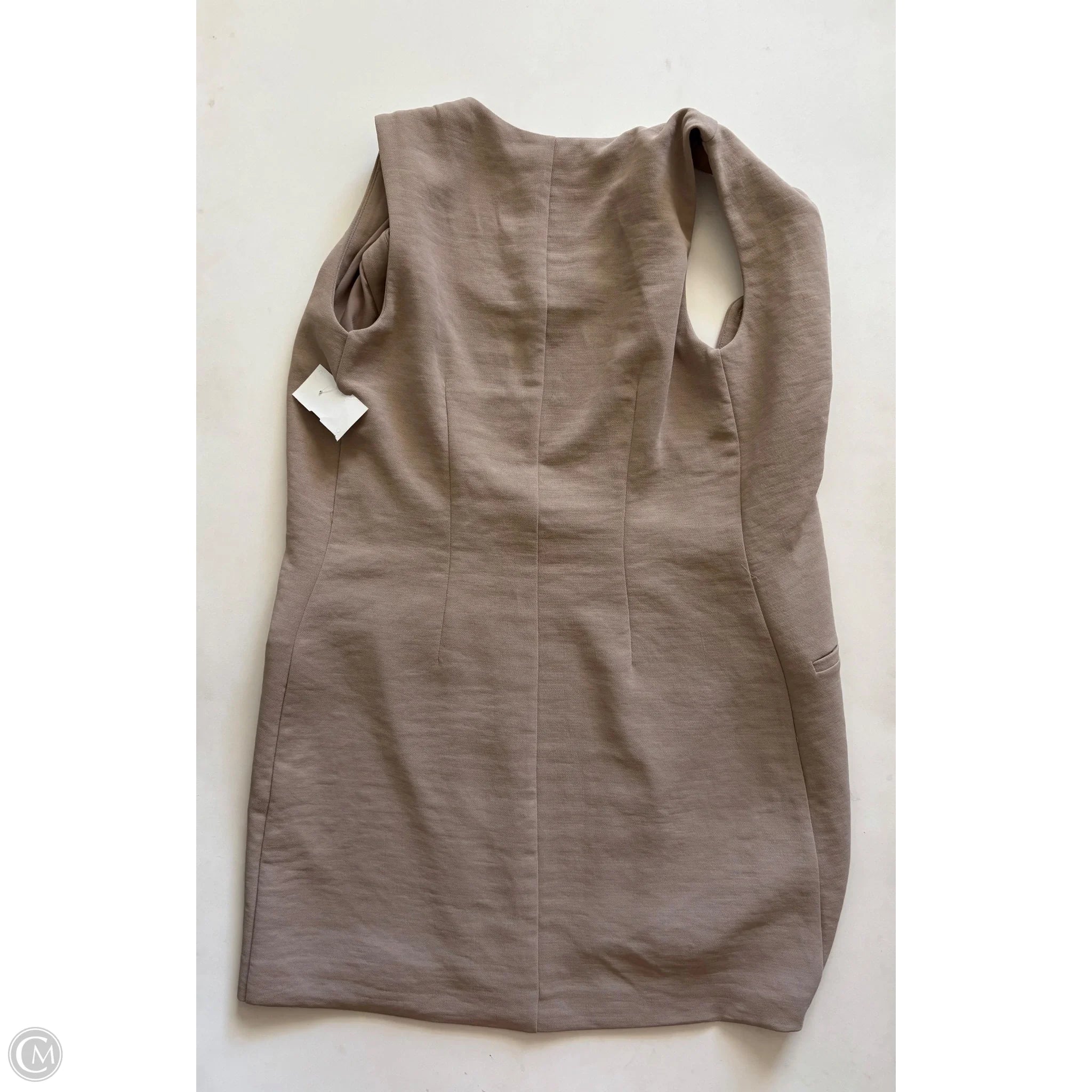 Vest Other By Abercrombie And Fitch In Tan, Size: Xxs - Image 2
