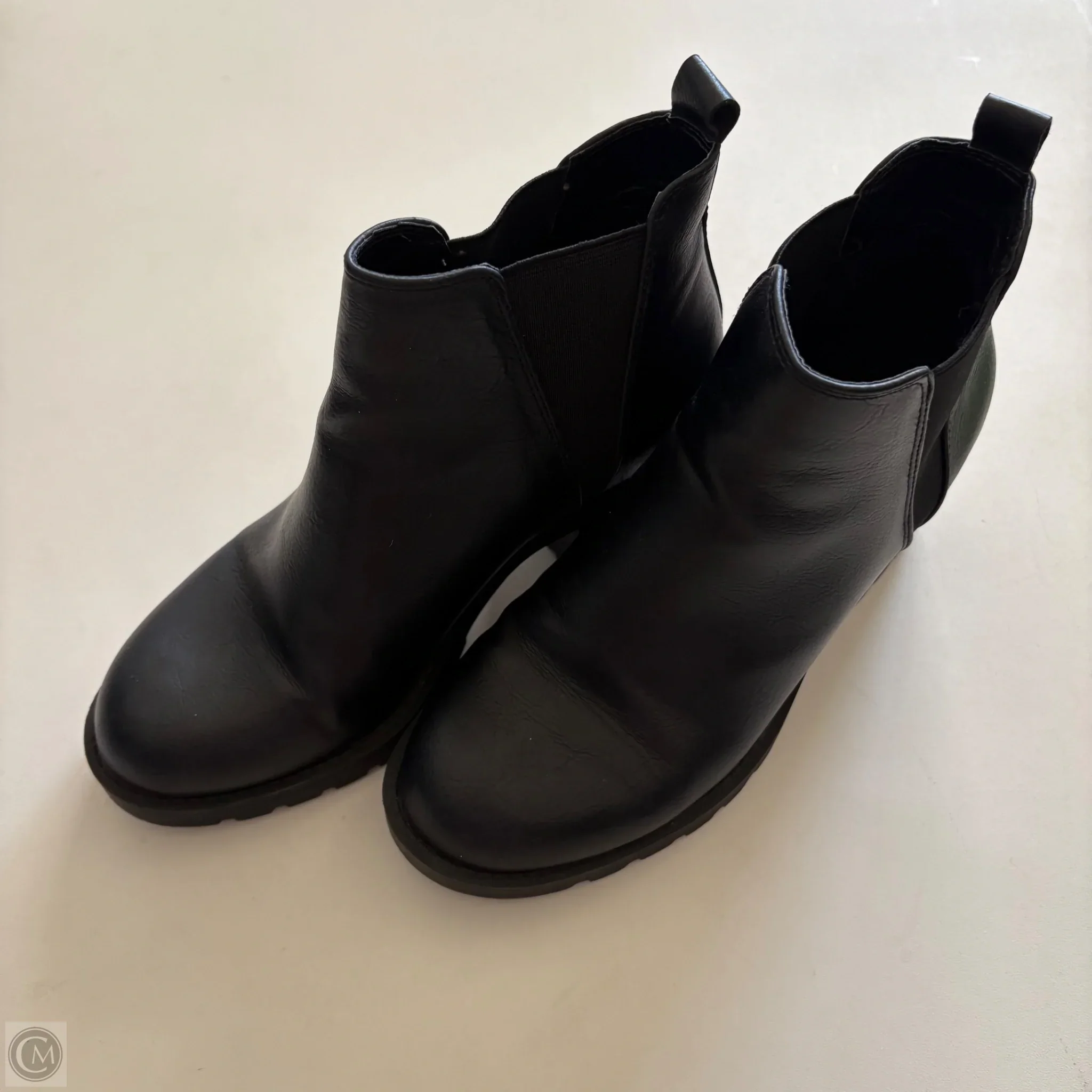 Boots Ankle Heels By Xappeal In Black, Size: 6.5