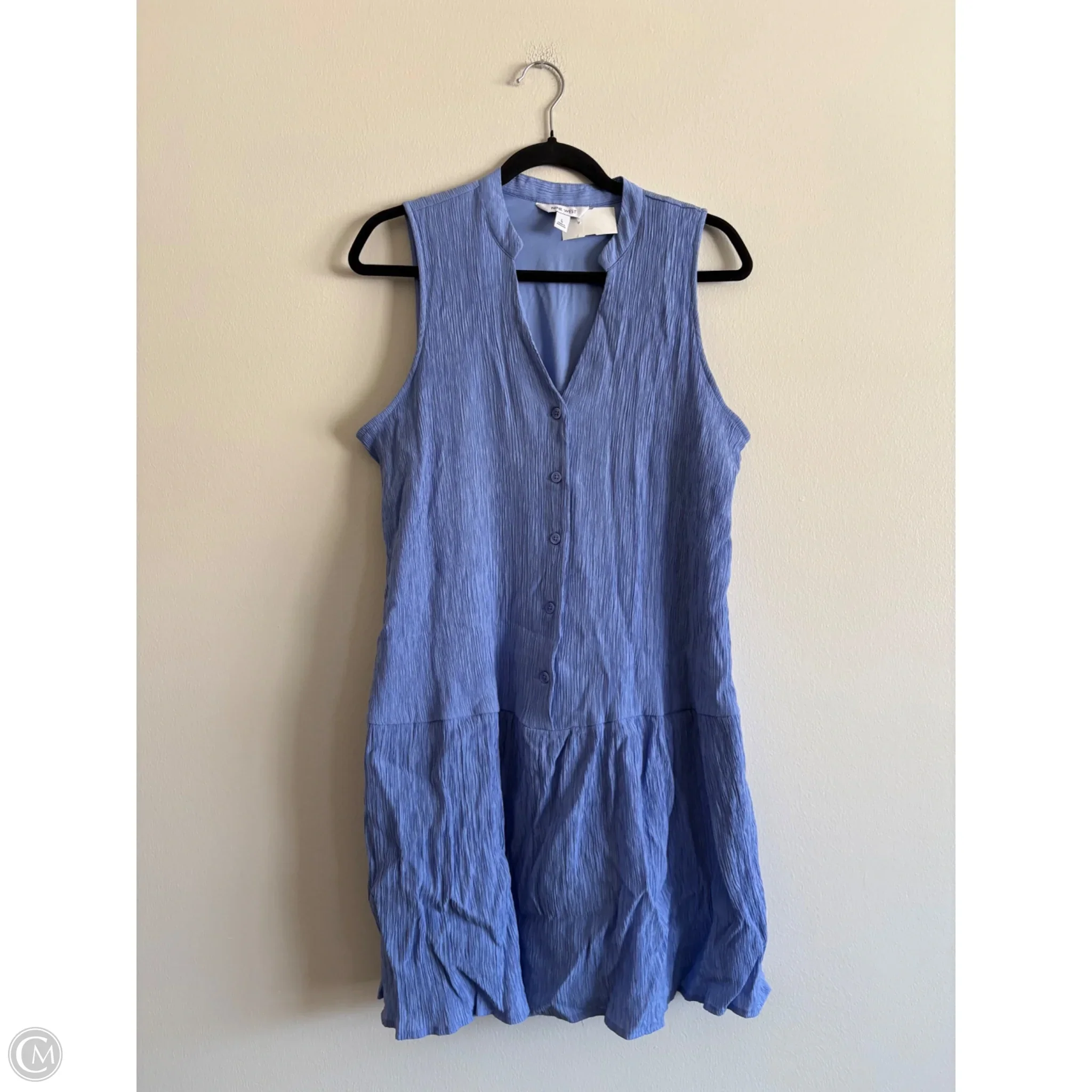 Dress Casual Midi By Nine West Apparel In Purple, Size: L - Image 1