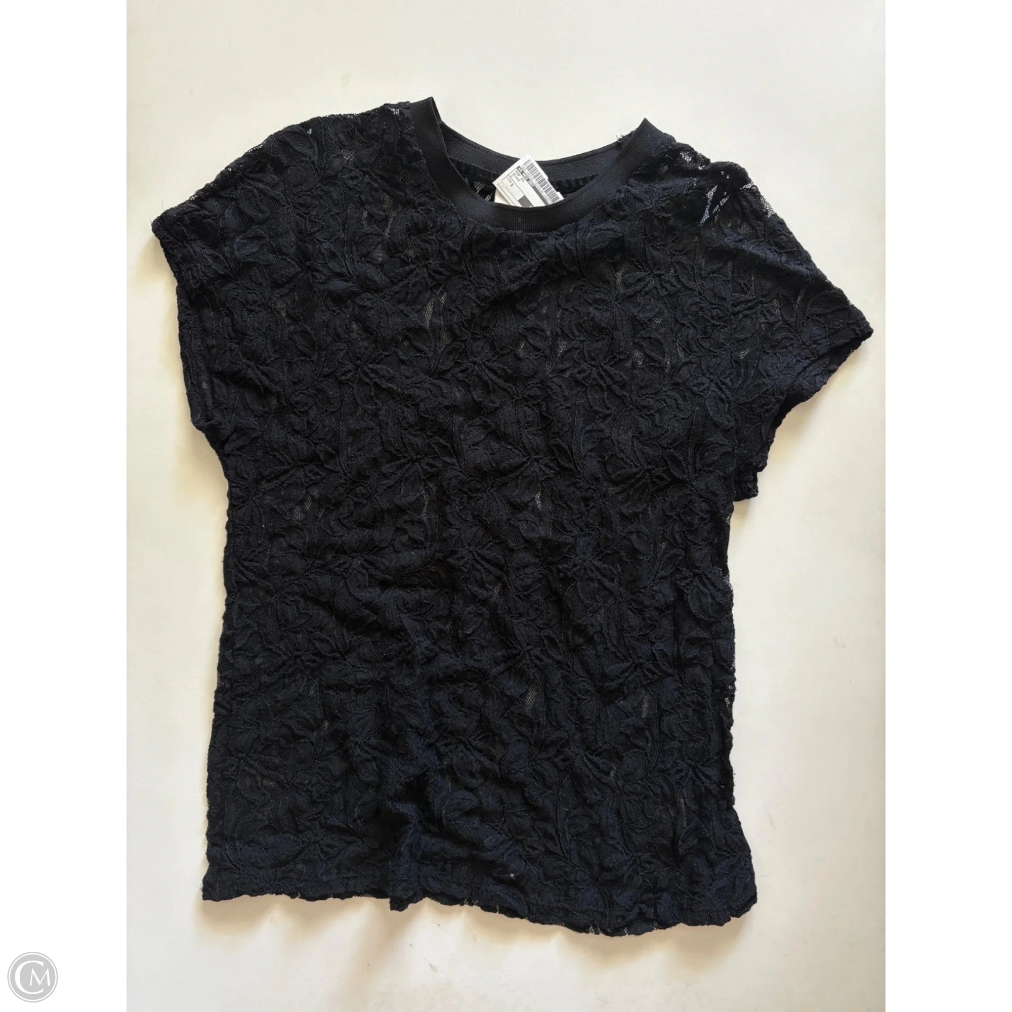 Top Short Sleeve By A New Day In Black, Size: S - Image 1