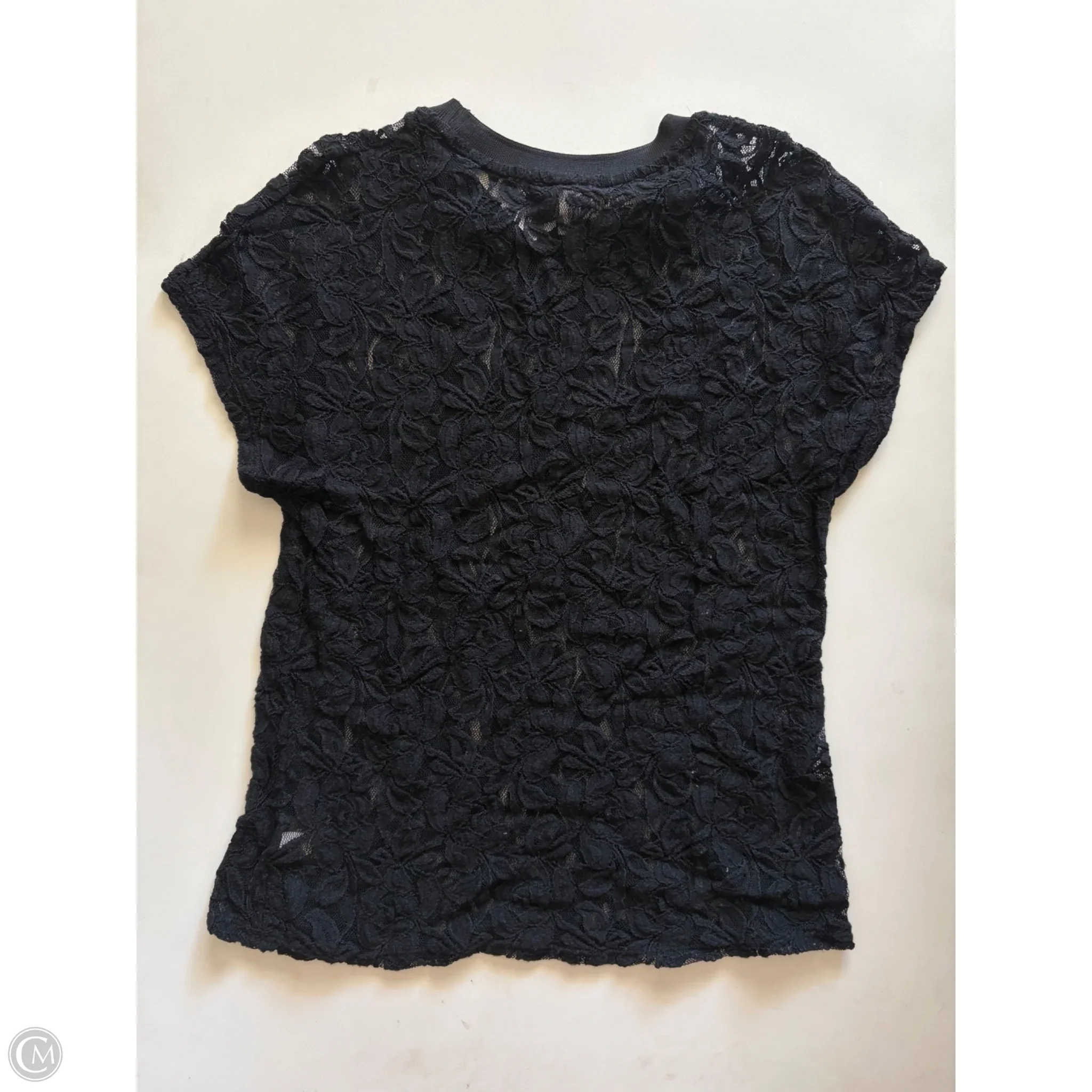 Top Short Sleeve By A New Day In Black, Size: S - Image 2