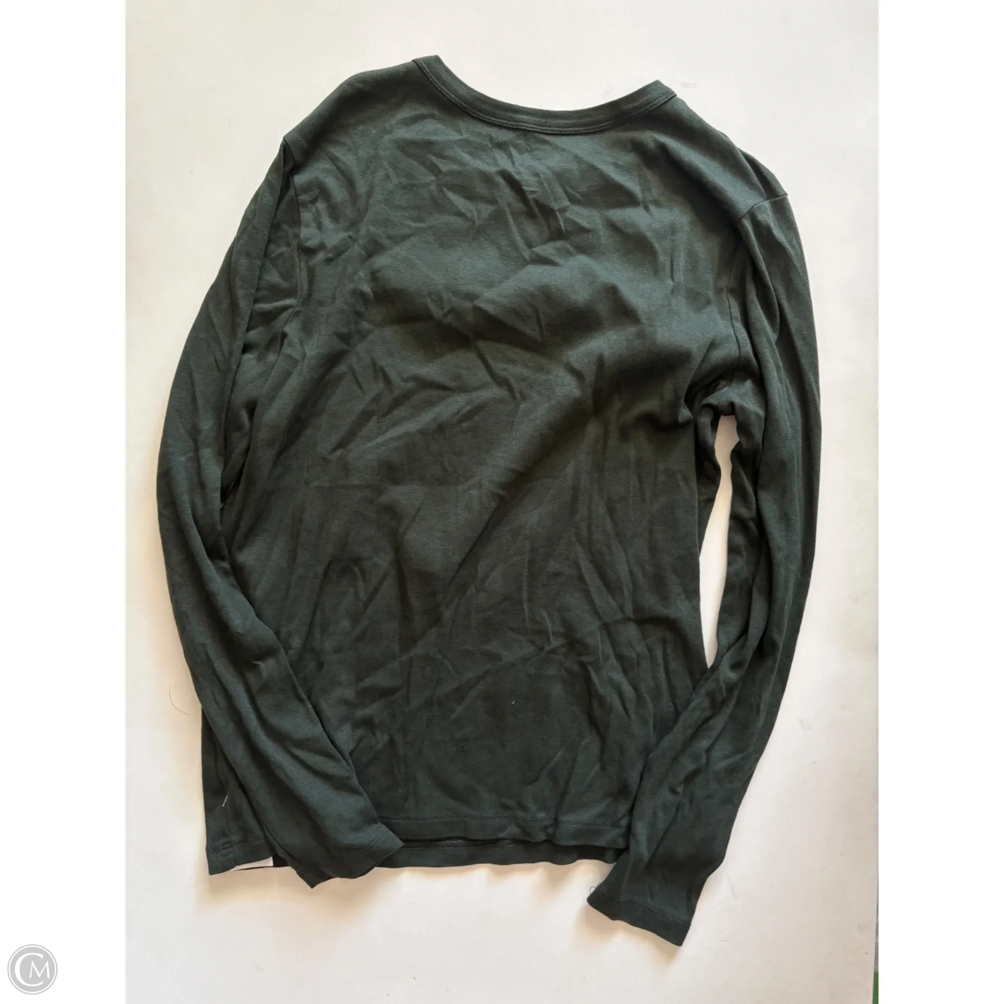 Top Long Sleeve By A New Day In Green, Size: L - Image 2