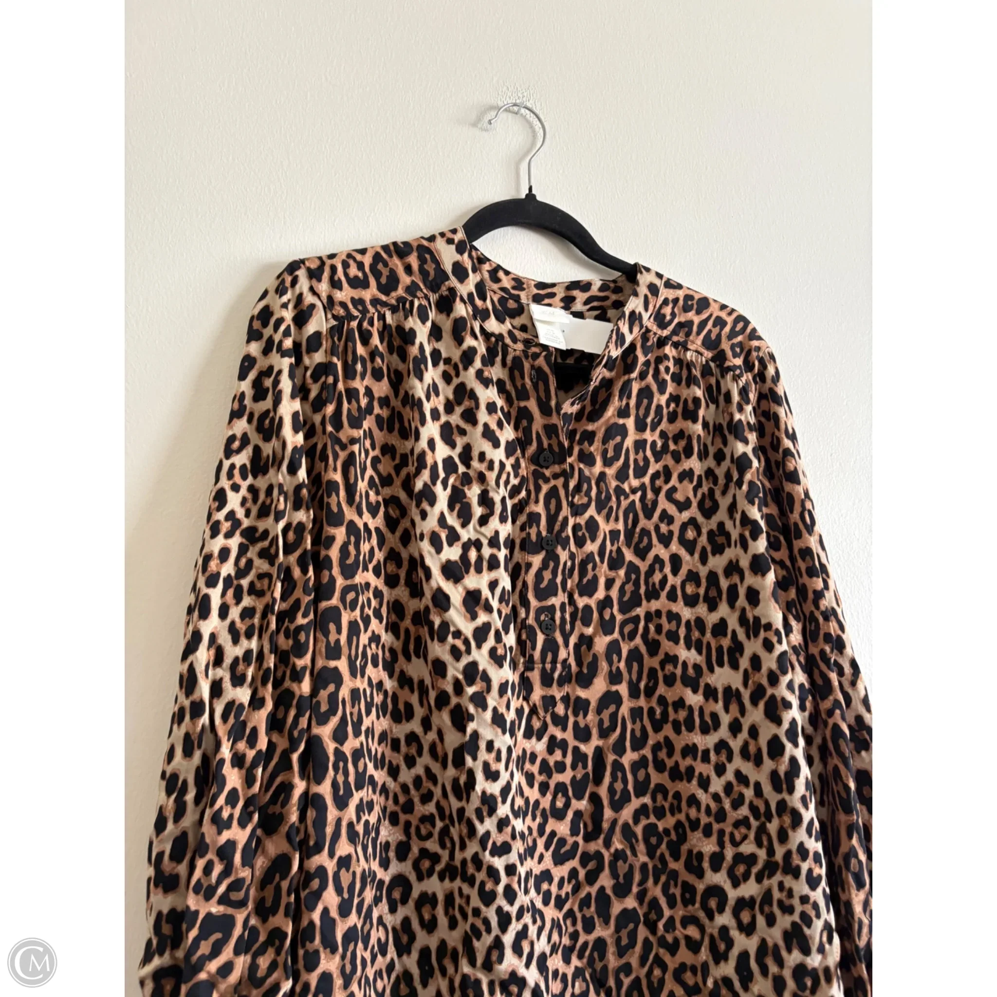 Dress Casual Midi By H&m In Animal Print, Size: M - Image 3