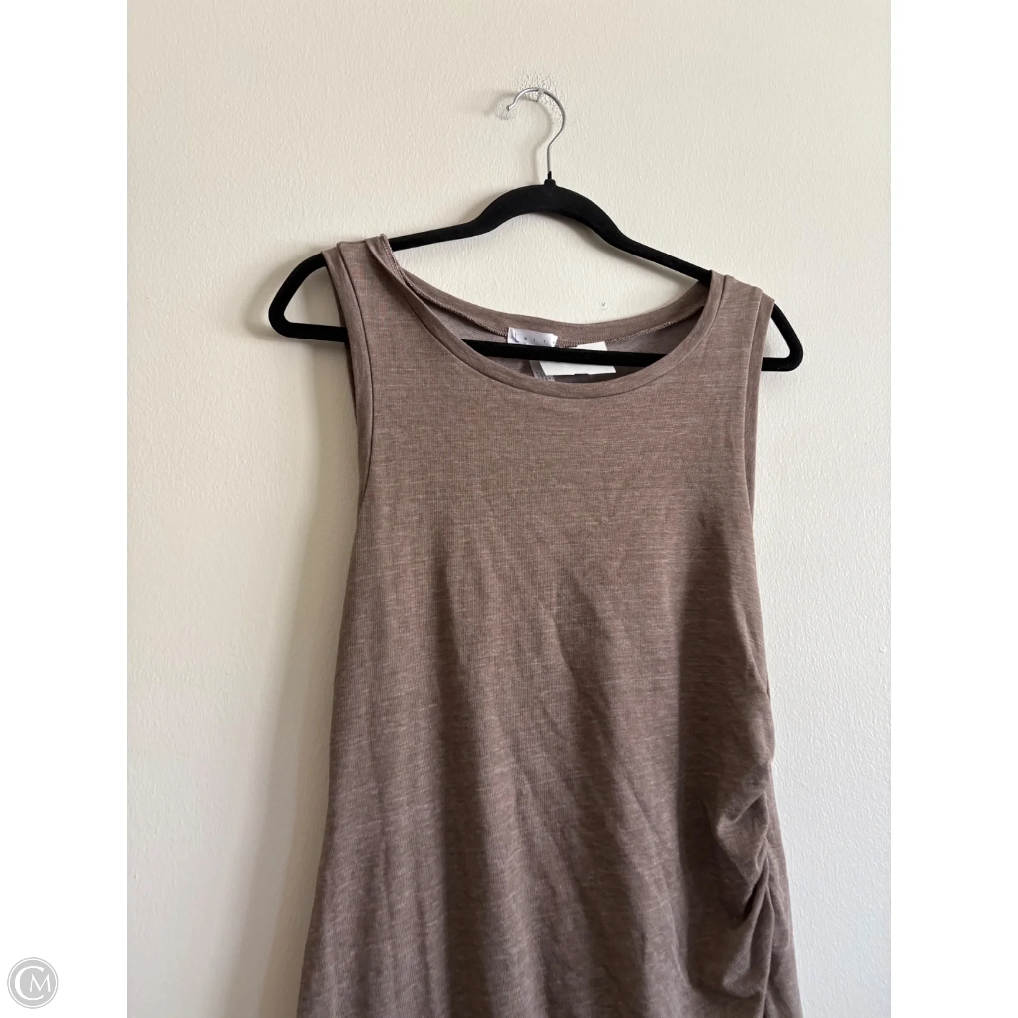 Dress Casual Midi By Leith In Brown, Size: L - Image 3