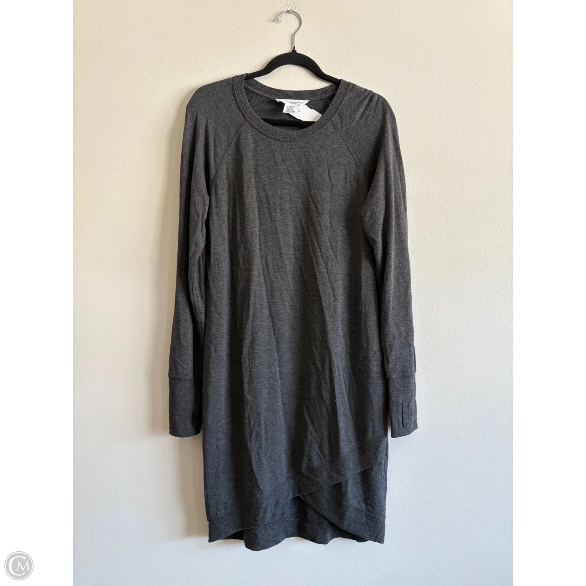 Dress Casual Midi By Workshop In Grey, Size: M - Image 1