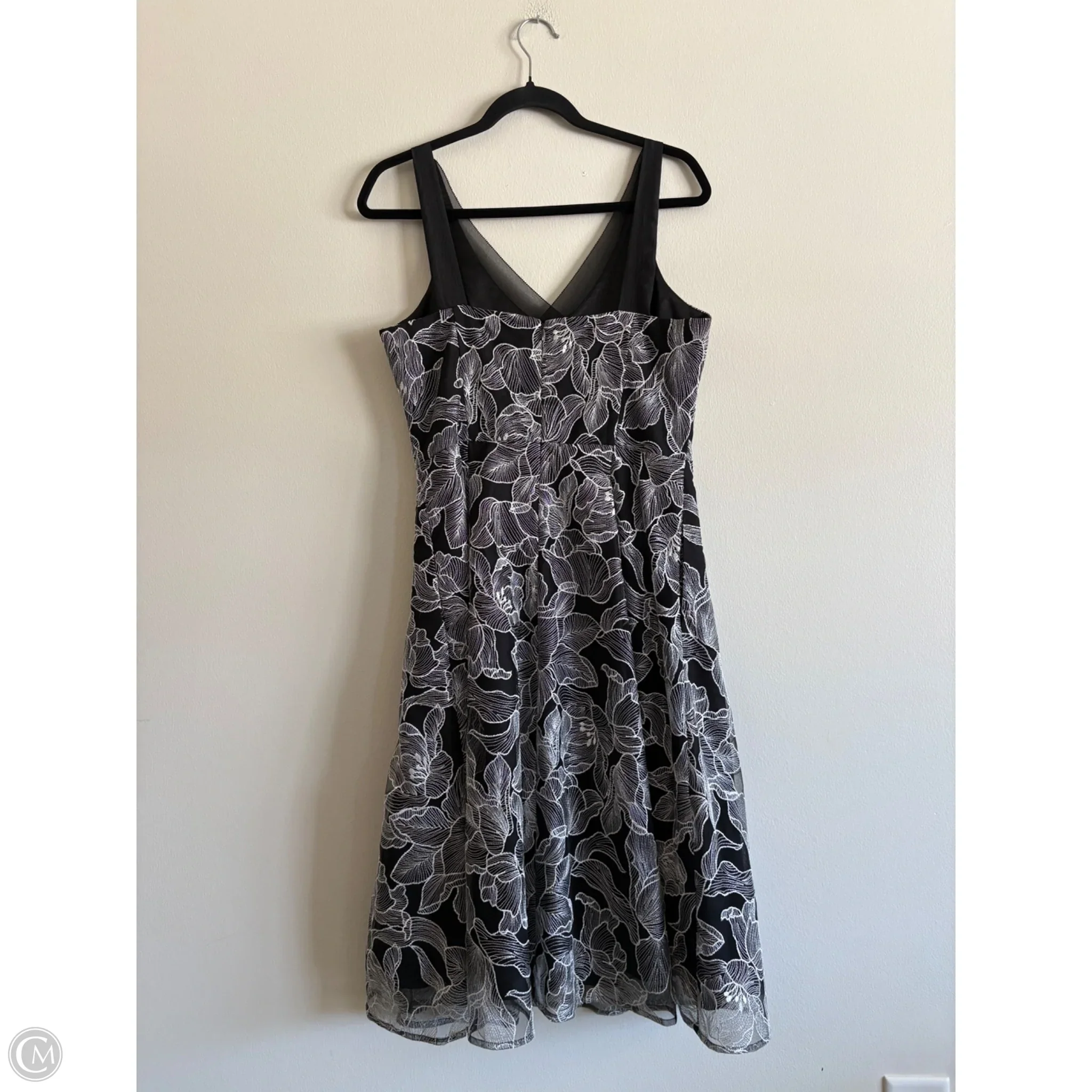 Dress Party Midi By White House Black Market In Black, Size: 8 - Image 2