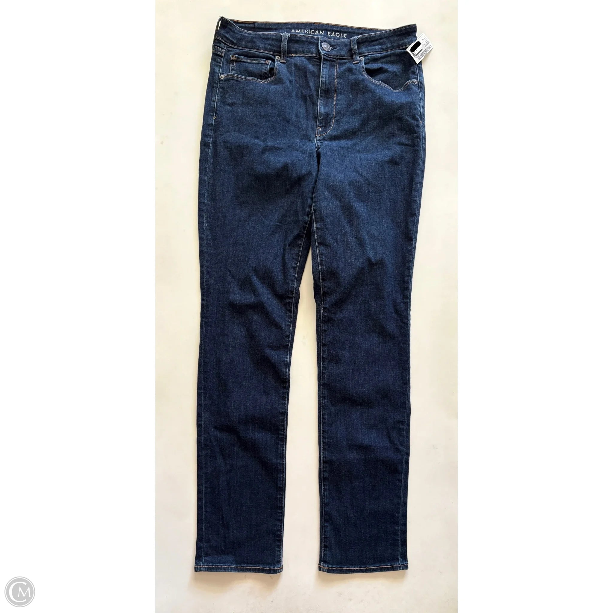 Jeans Skinny By American Eagle In Blue, Size: 12l - Image 1