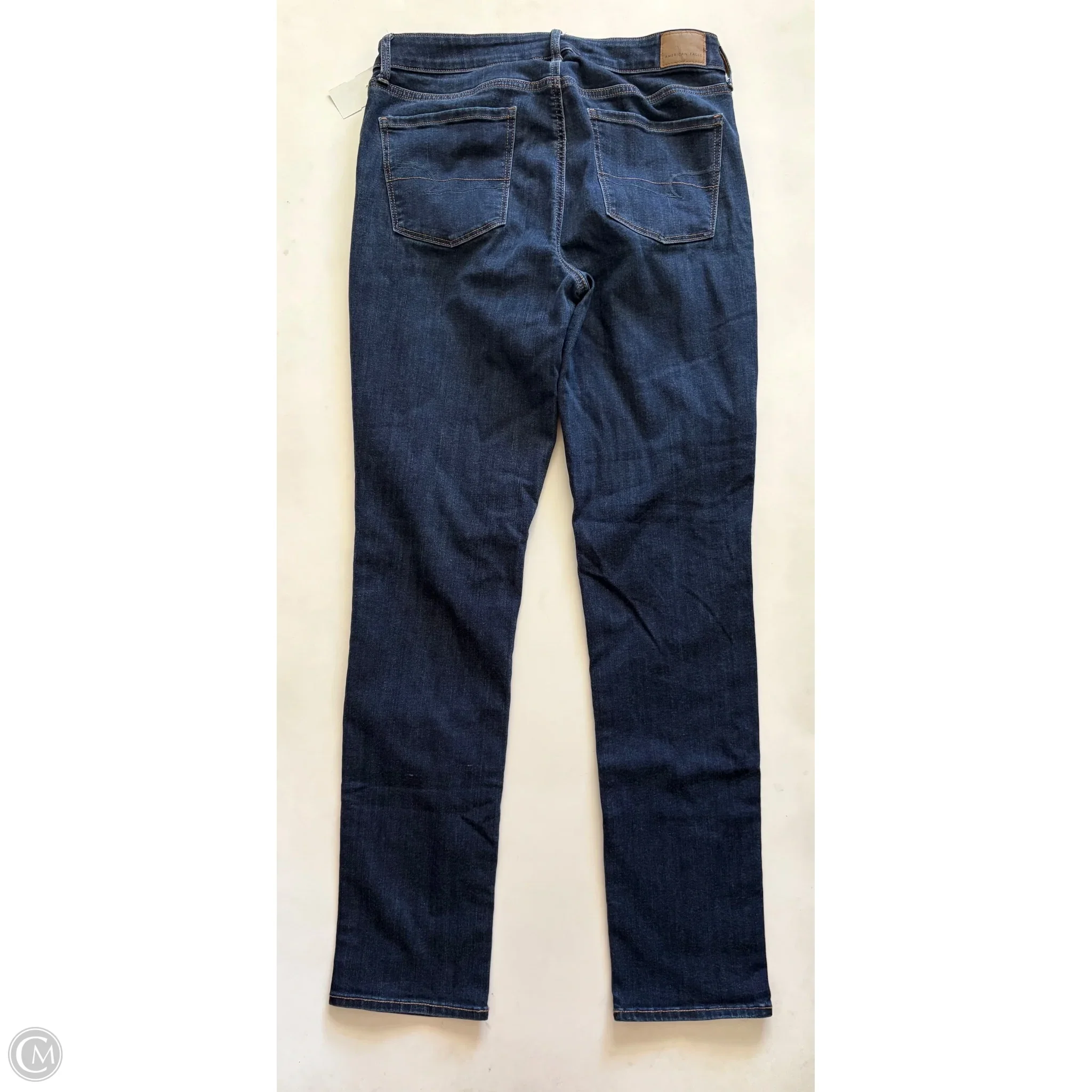 Jeans Skinny By American Eagle In Blue, Size: 12l - Image 2