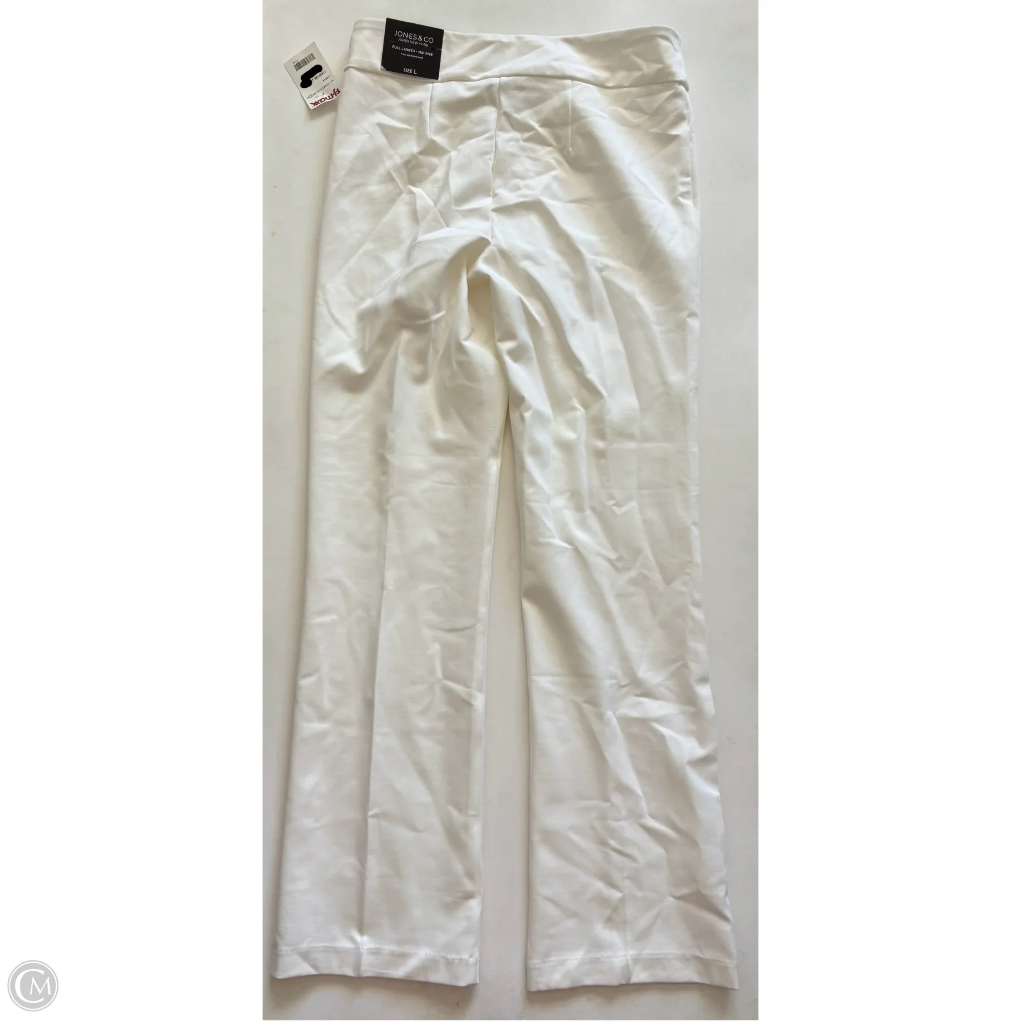 Pants Dress By Jones And Co In Cream, Size: L - Image 2
