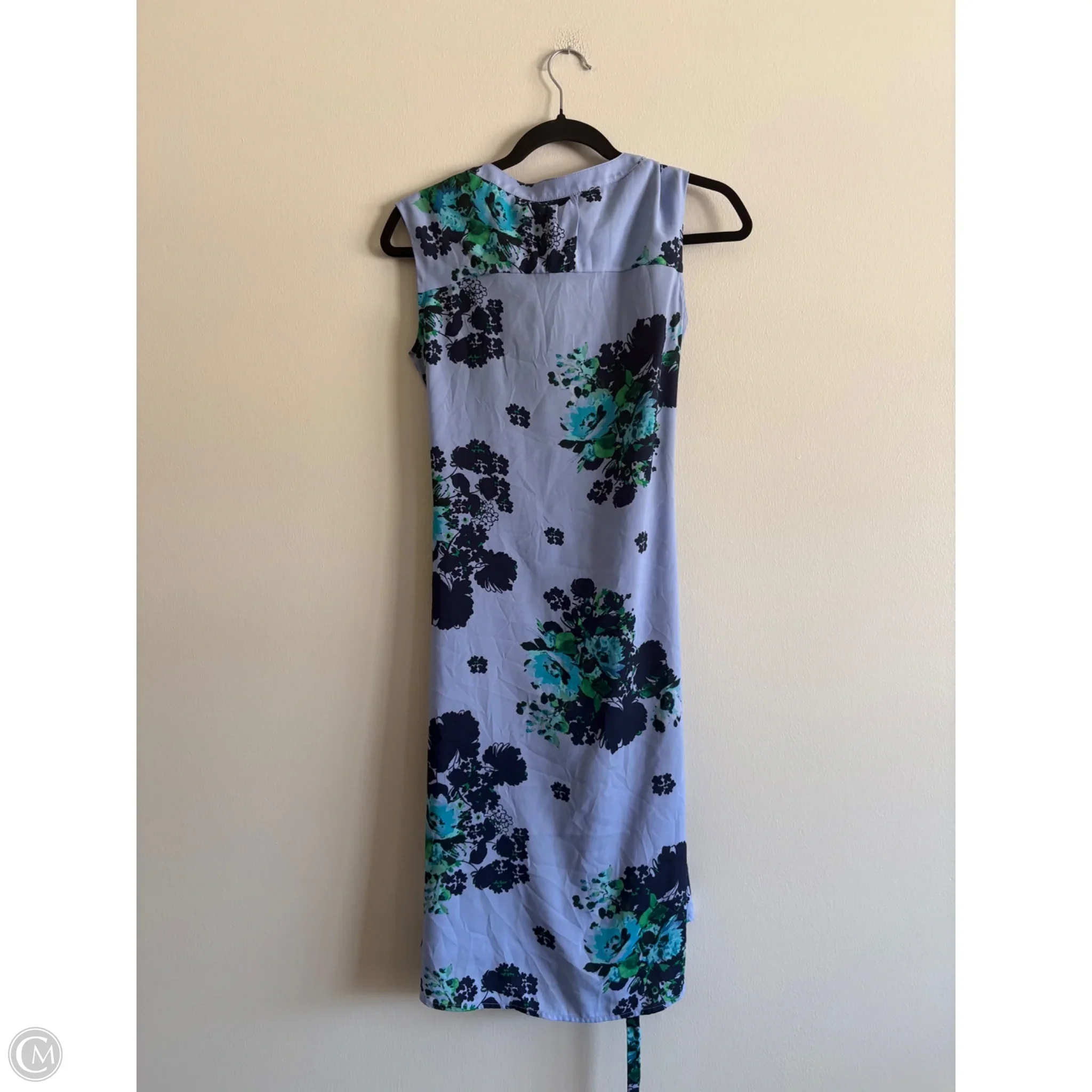 Dress Casual Midi By New York And Co In Blue, Size: Xs - Image 2