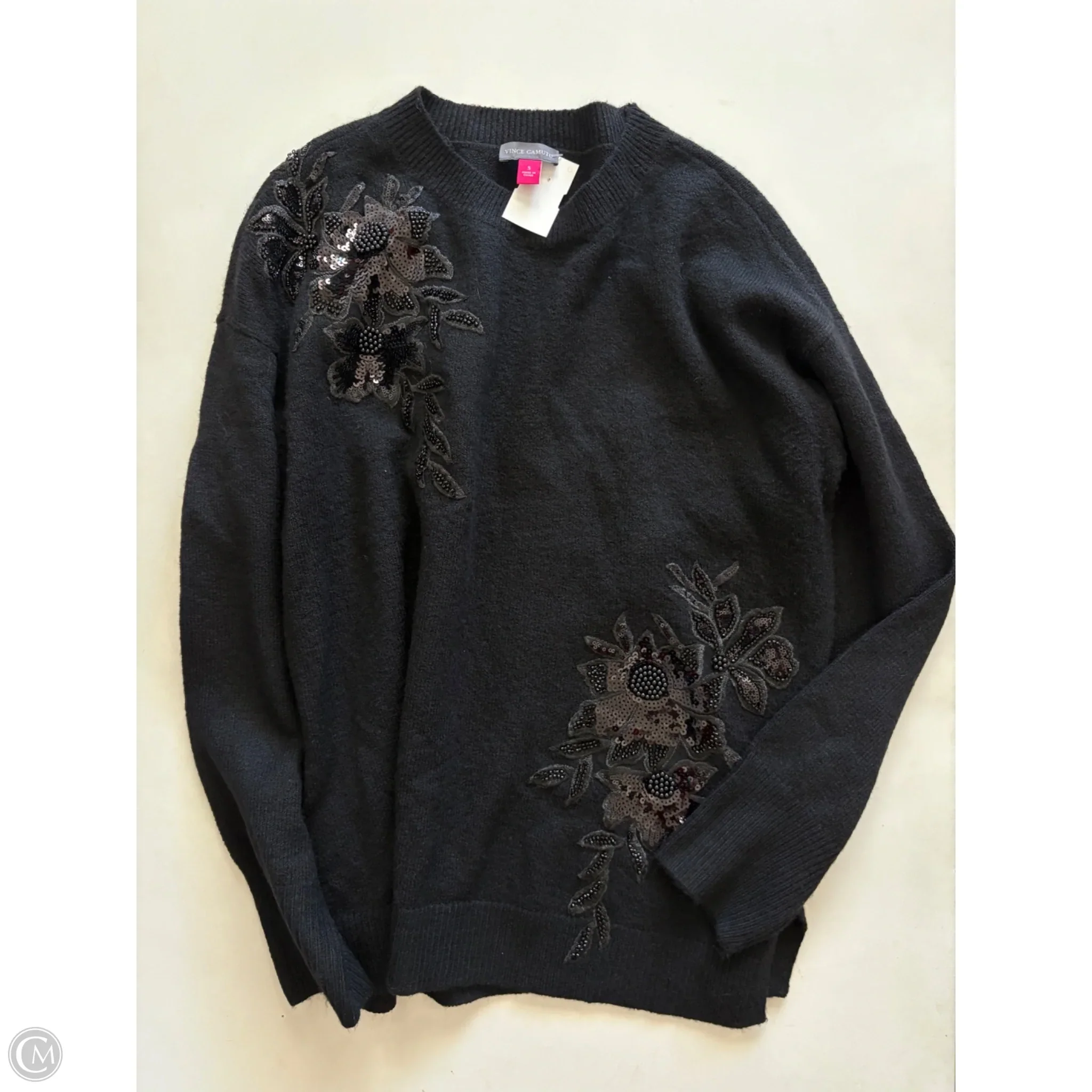 Sweater By Vince Camuto In Black, Size: S - Image 1
