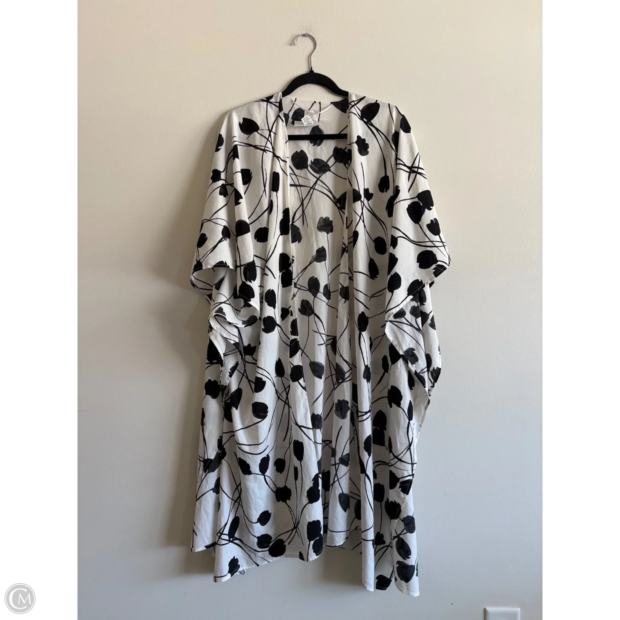 Kimono By A New Day In Black & White, Size: Osfm - Image 1