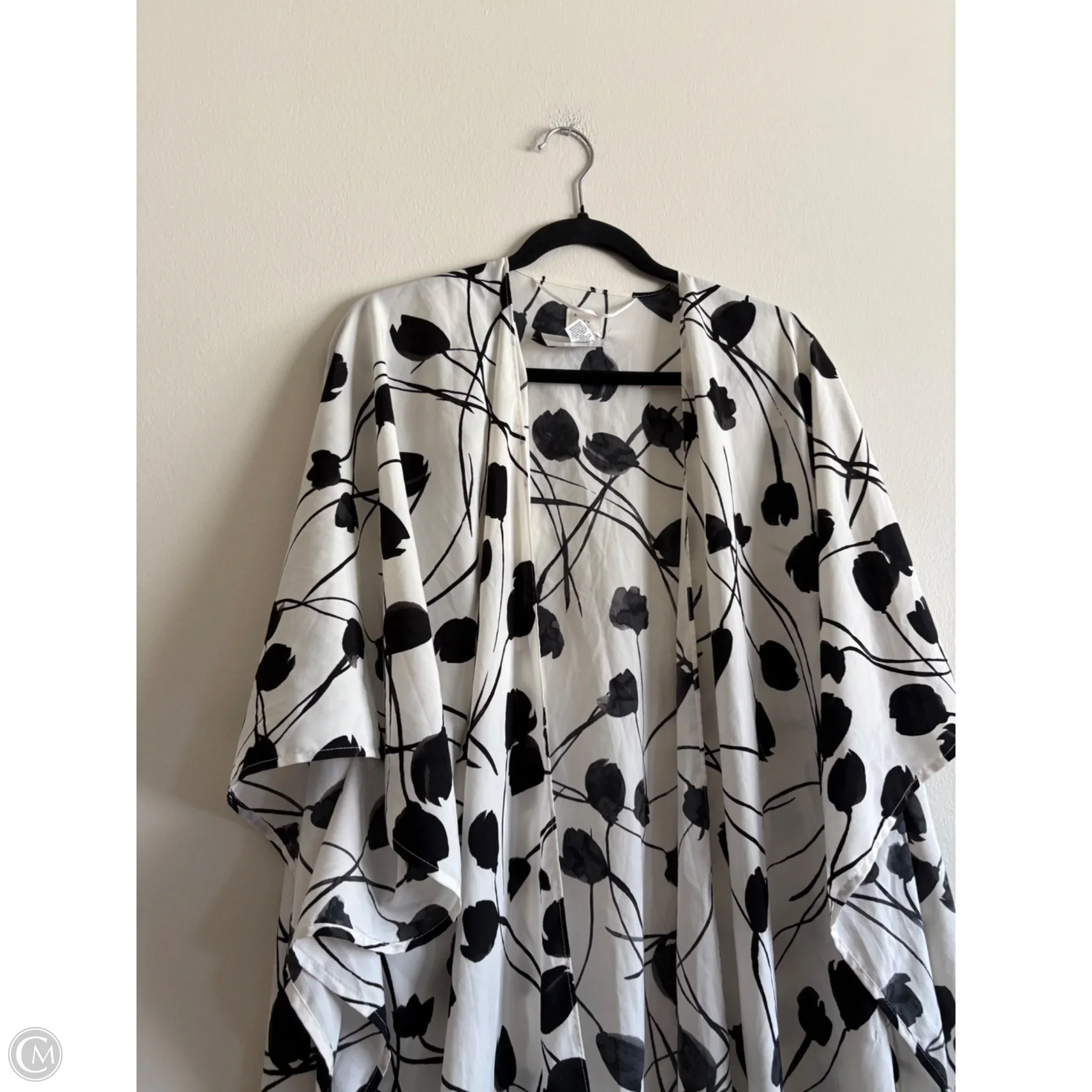 Kimono By A New Day In Black & White, Size: Osfm - Image 3