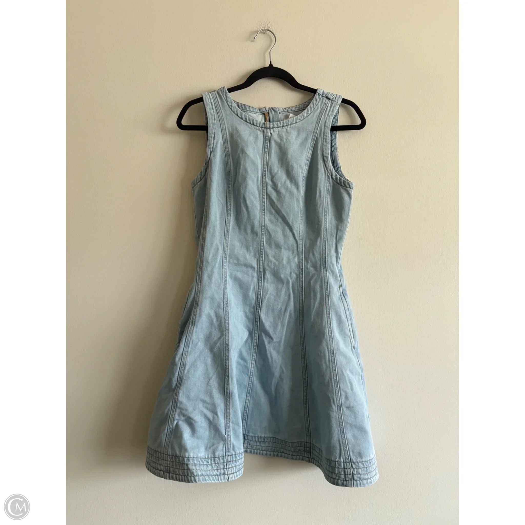 Dress Casual Midi By Free Assembly In Blue, Size: S - Image 1