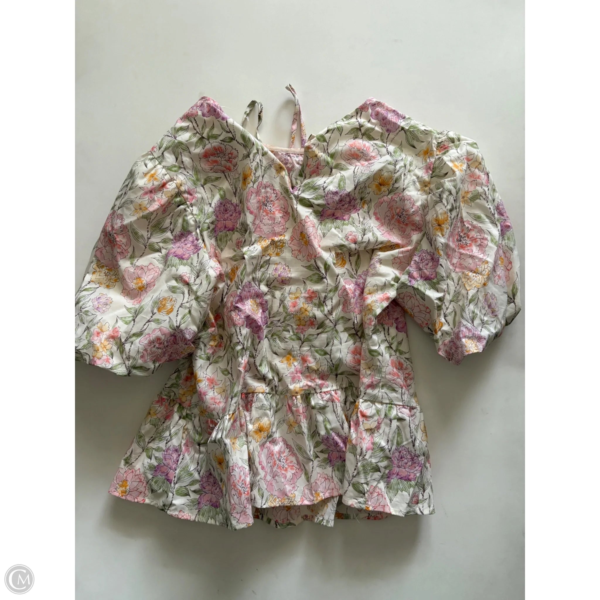 Top Short Sleeve By Melloday In Floral Print, Size: S - Image 2