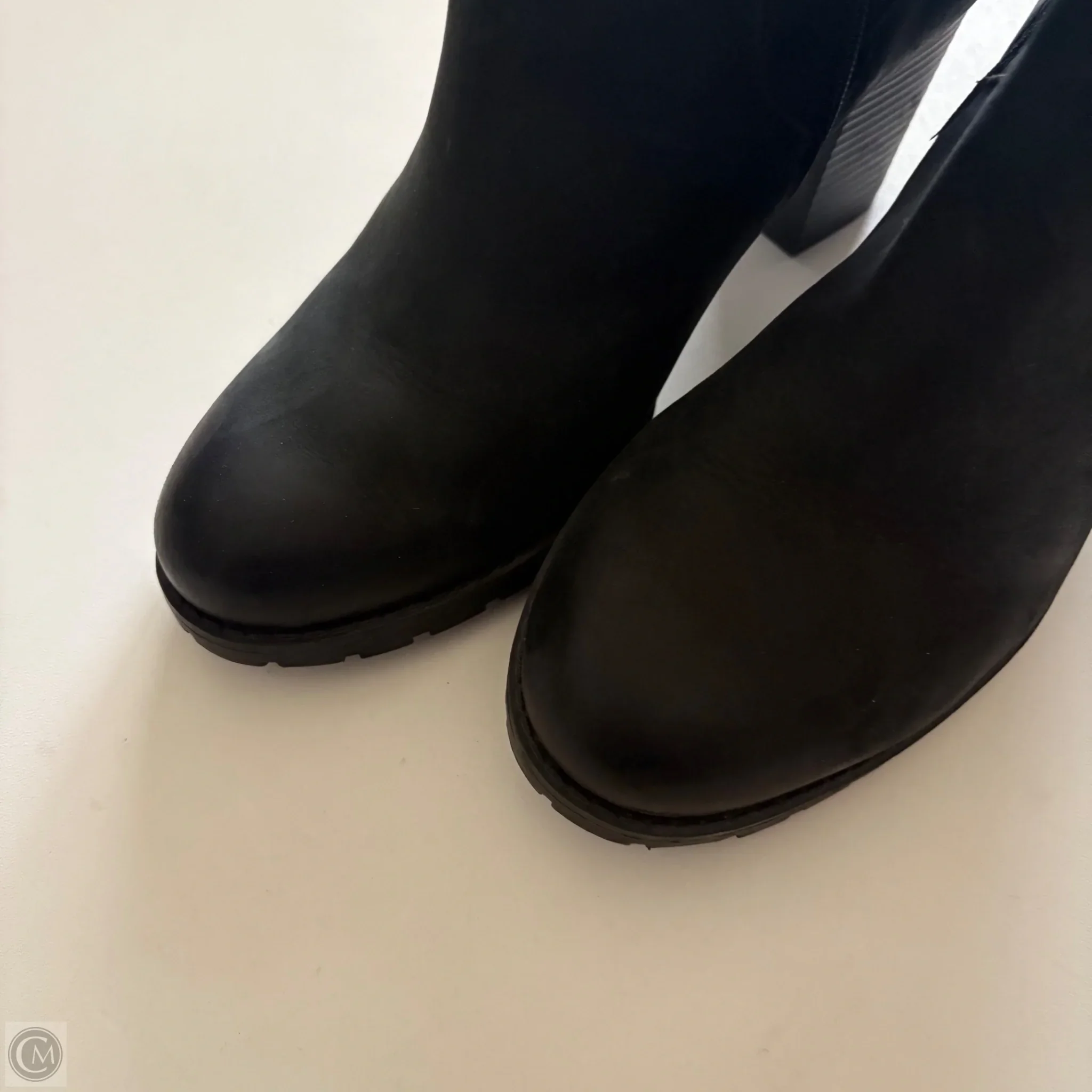 Boots Ankle Heels By Clarks In Black, Size: 7.5 - Image 3