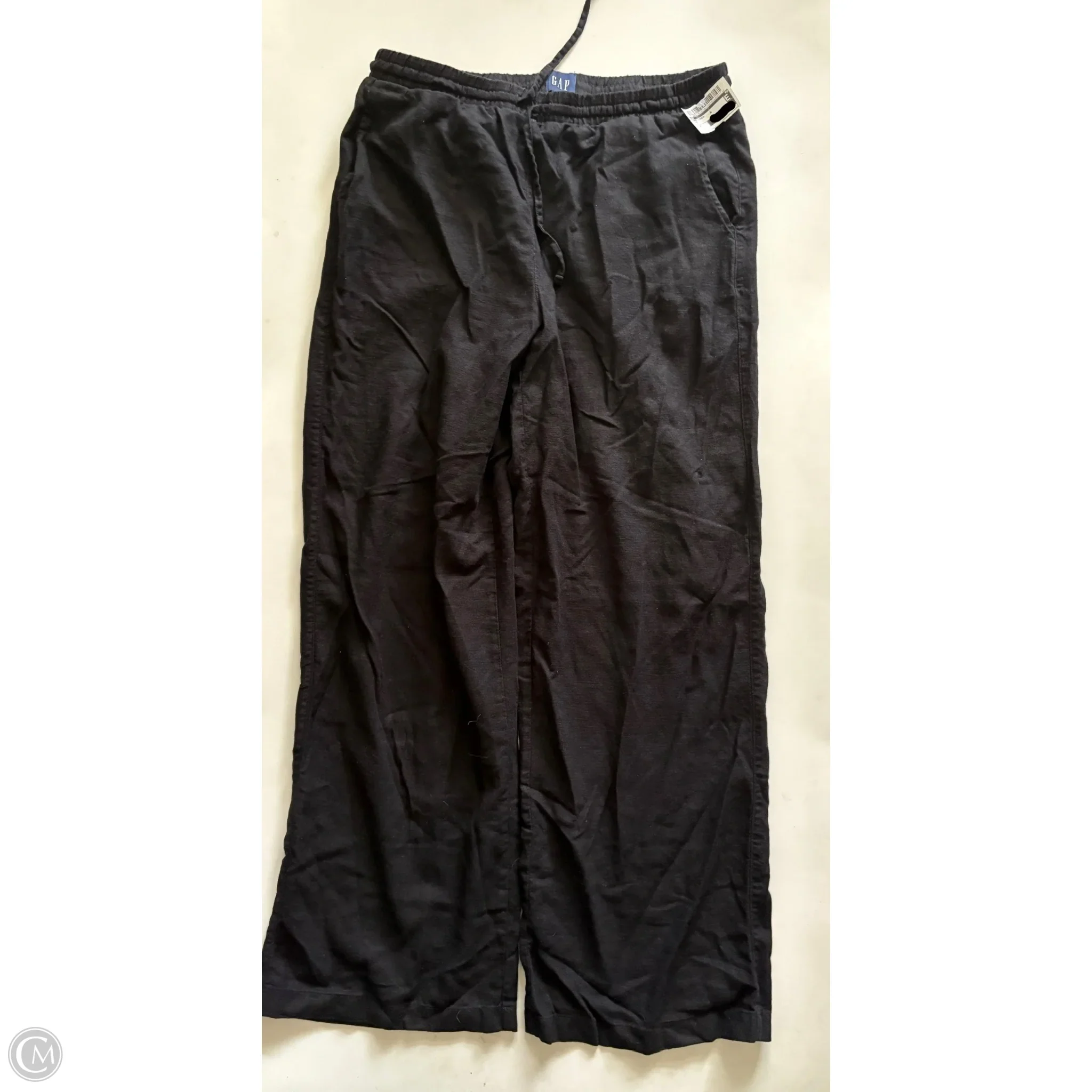 Pants Linen By Gap In Black, Size: M
