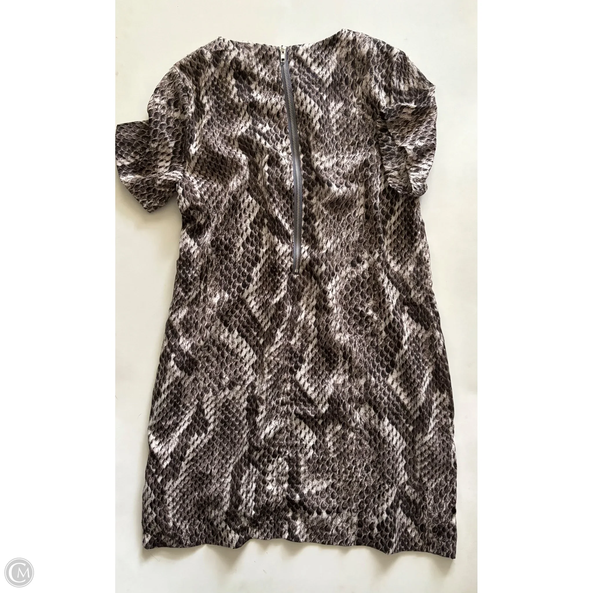 Dress Casual Midi By Karlie In Animal Print, Size: L - Image 2