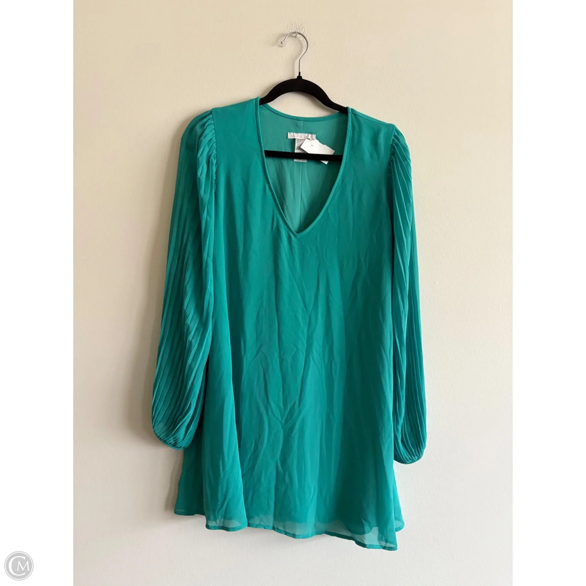Dress Casual Midi By Karlie In Blue, Size: M - Image 1