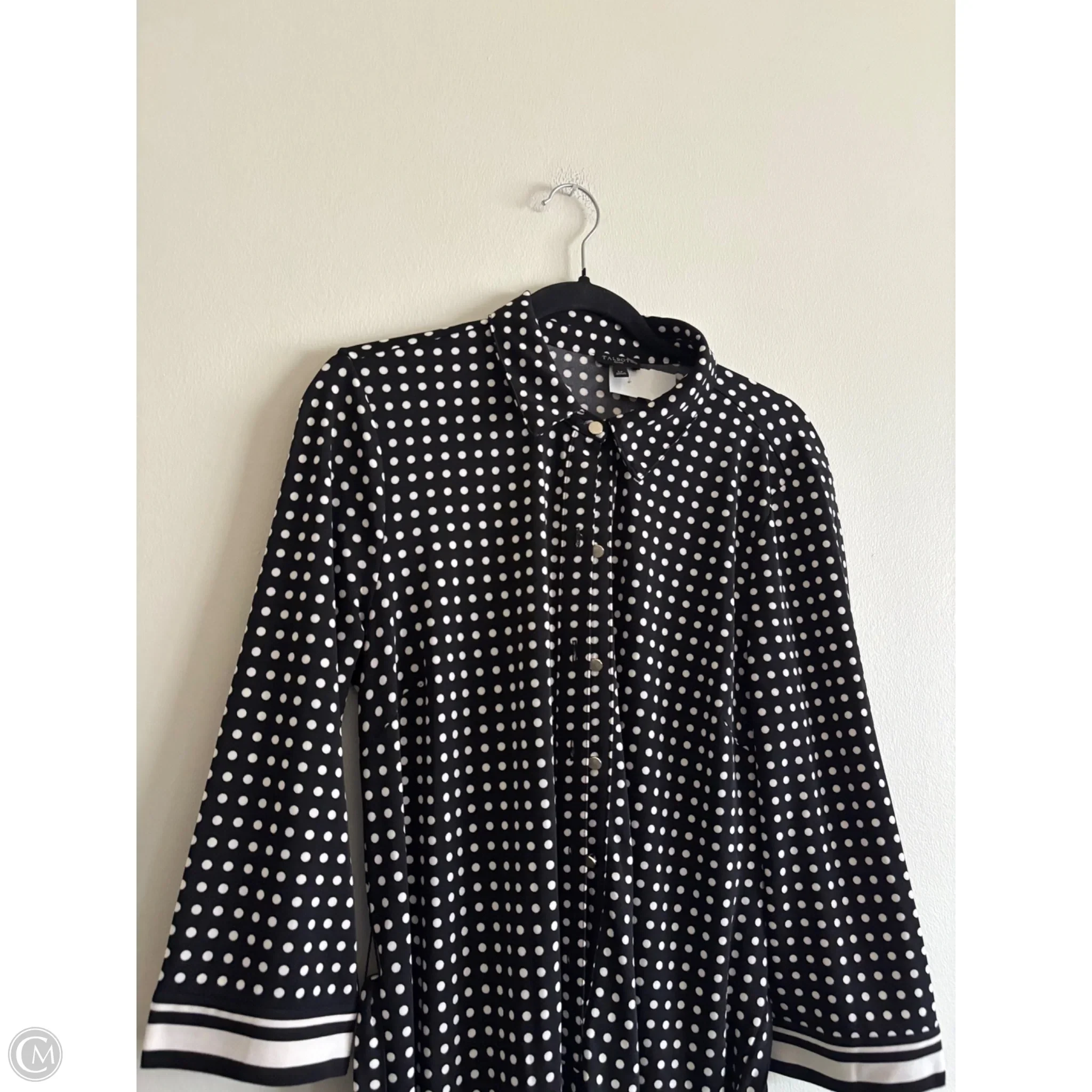 Dress Work By Talbots In Polkadot Pattern, Size: Lp - Image 3