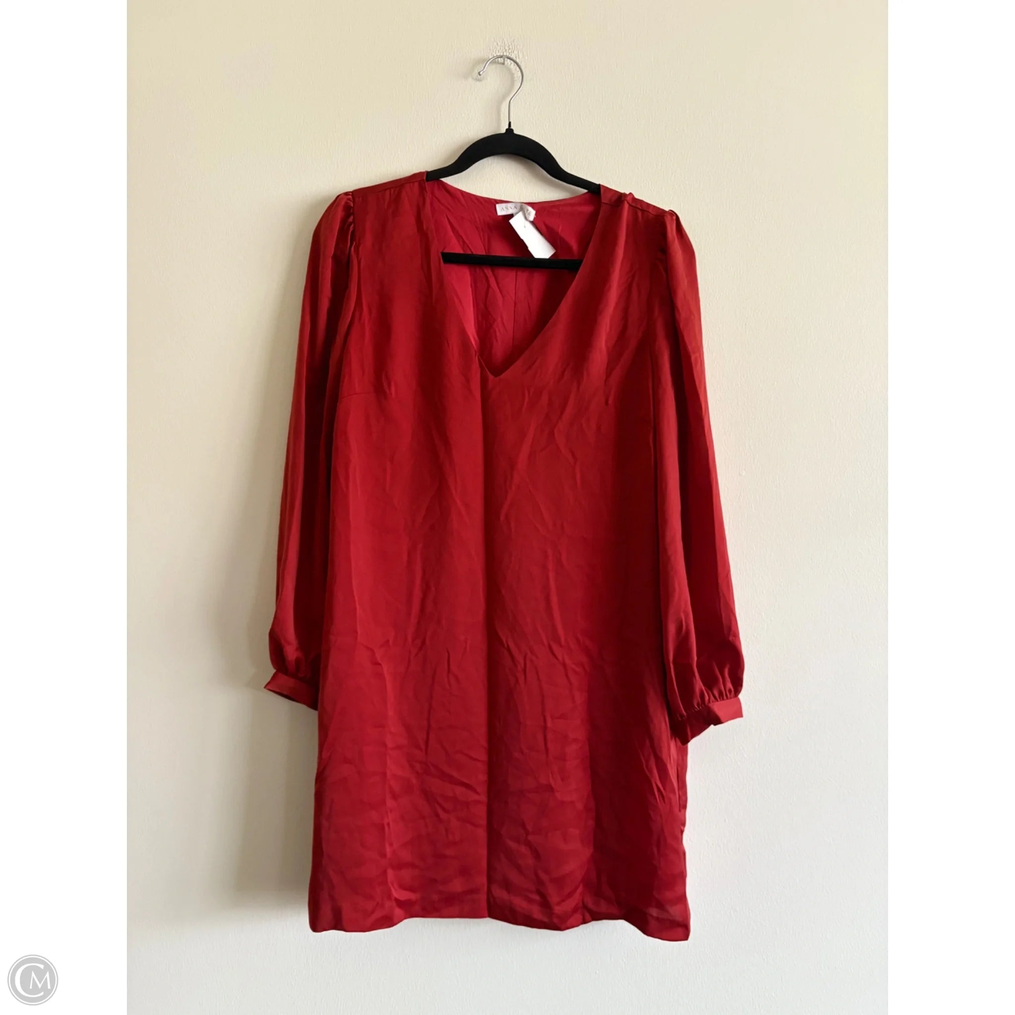 Dress Casual Midi By Anna Cate In Orange, Size: S - Image 1