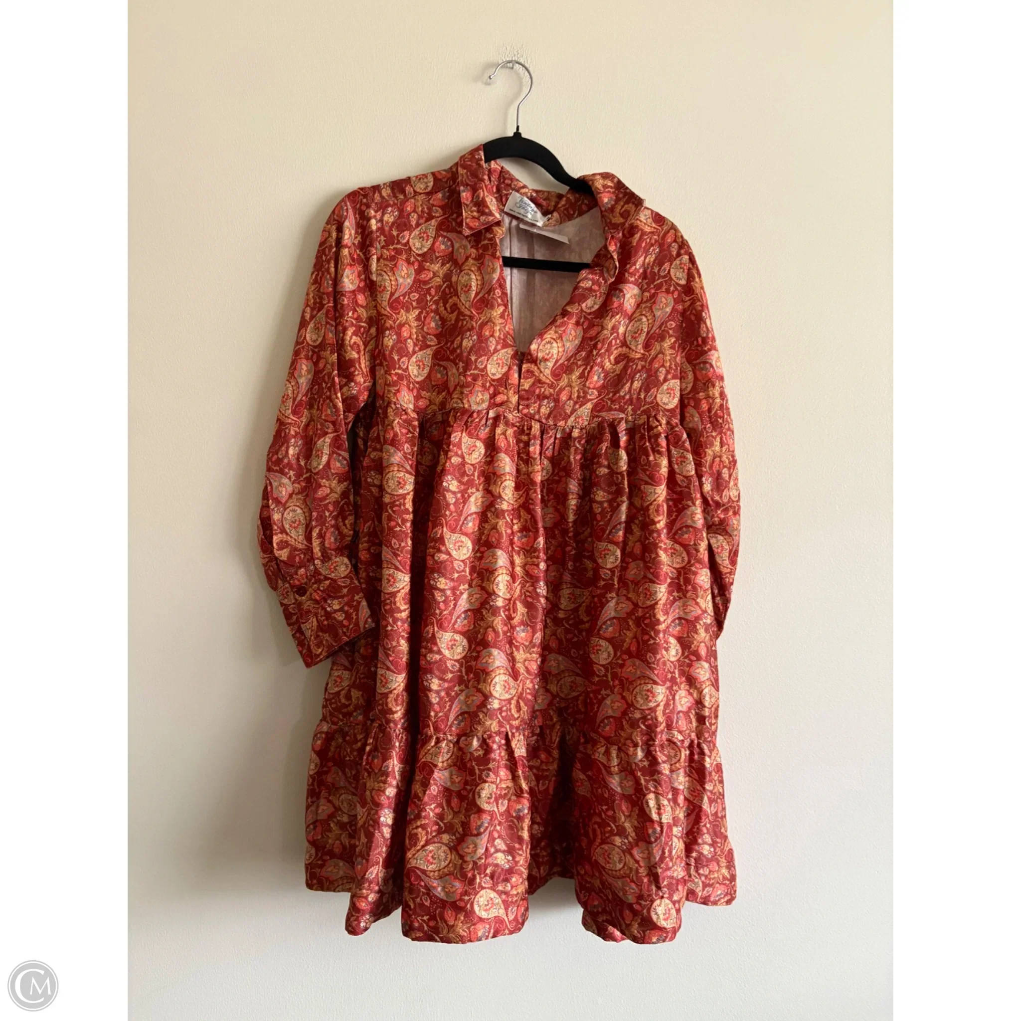 Dress Casual Short By Vintage In Floral Print, Size: M - Image 1