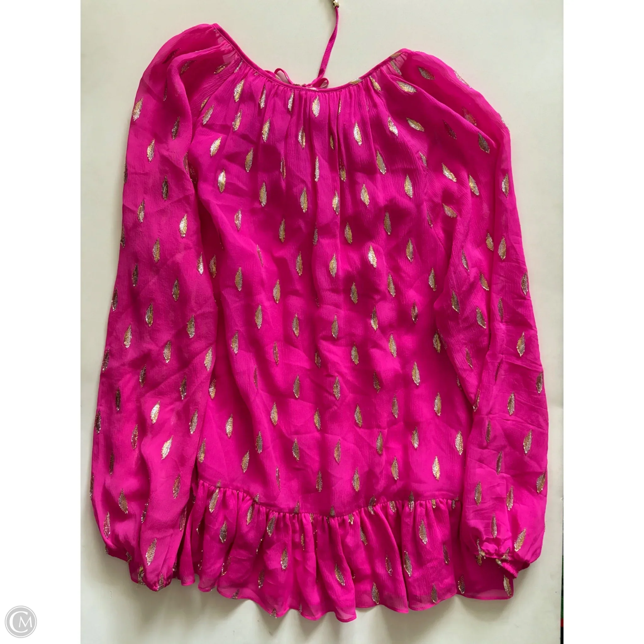 Blouse Designer By Lilly Pulitzer In Pink, Size: L - Image 2