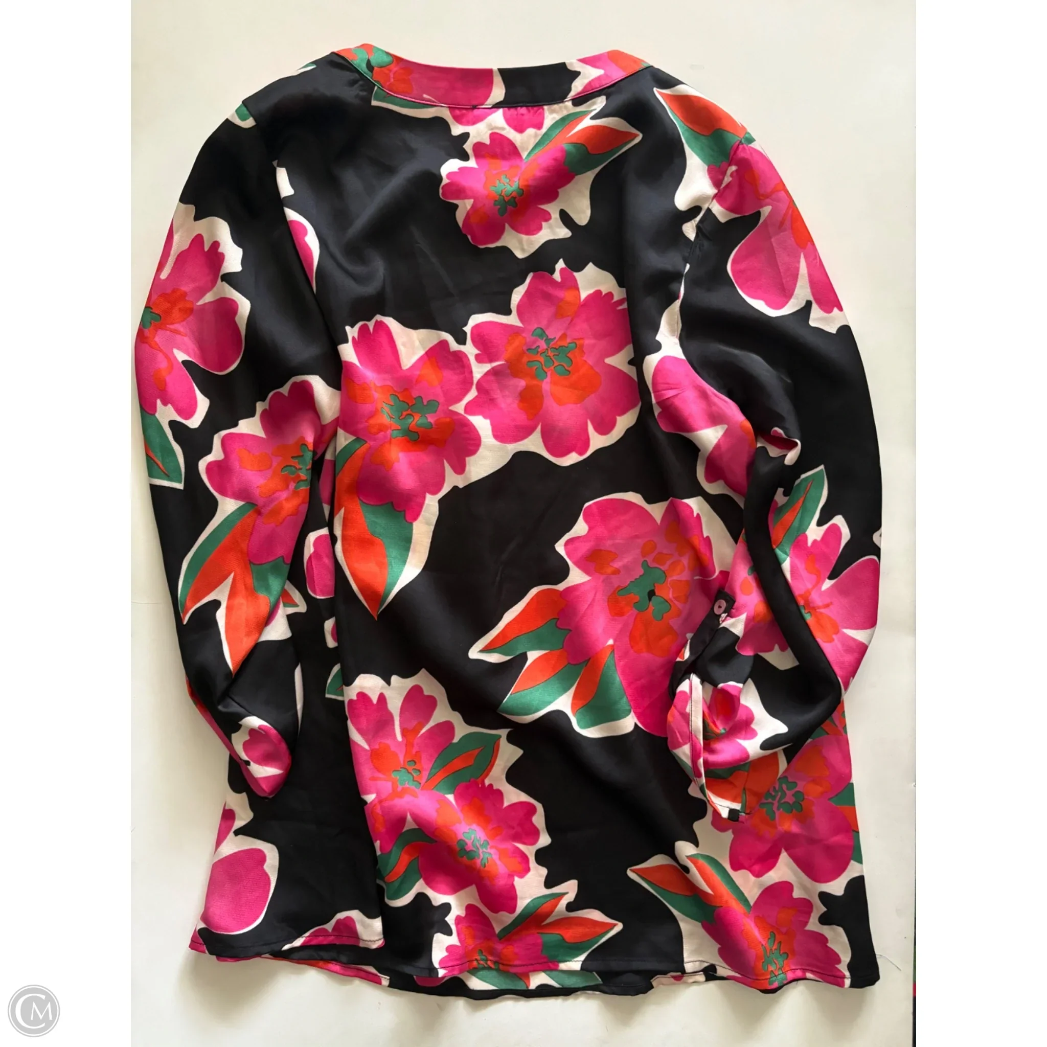 Blouse Long Sleeve By Jodifl In Floral Print, Size: L - Image 2