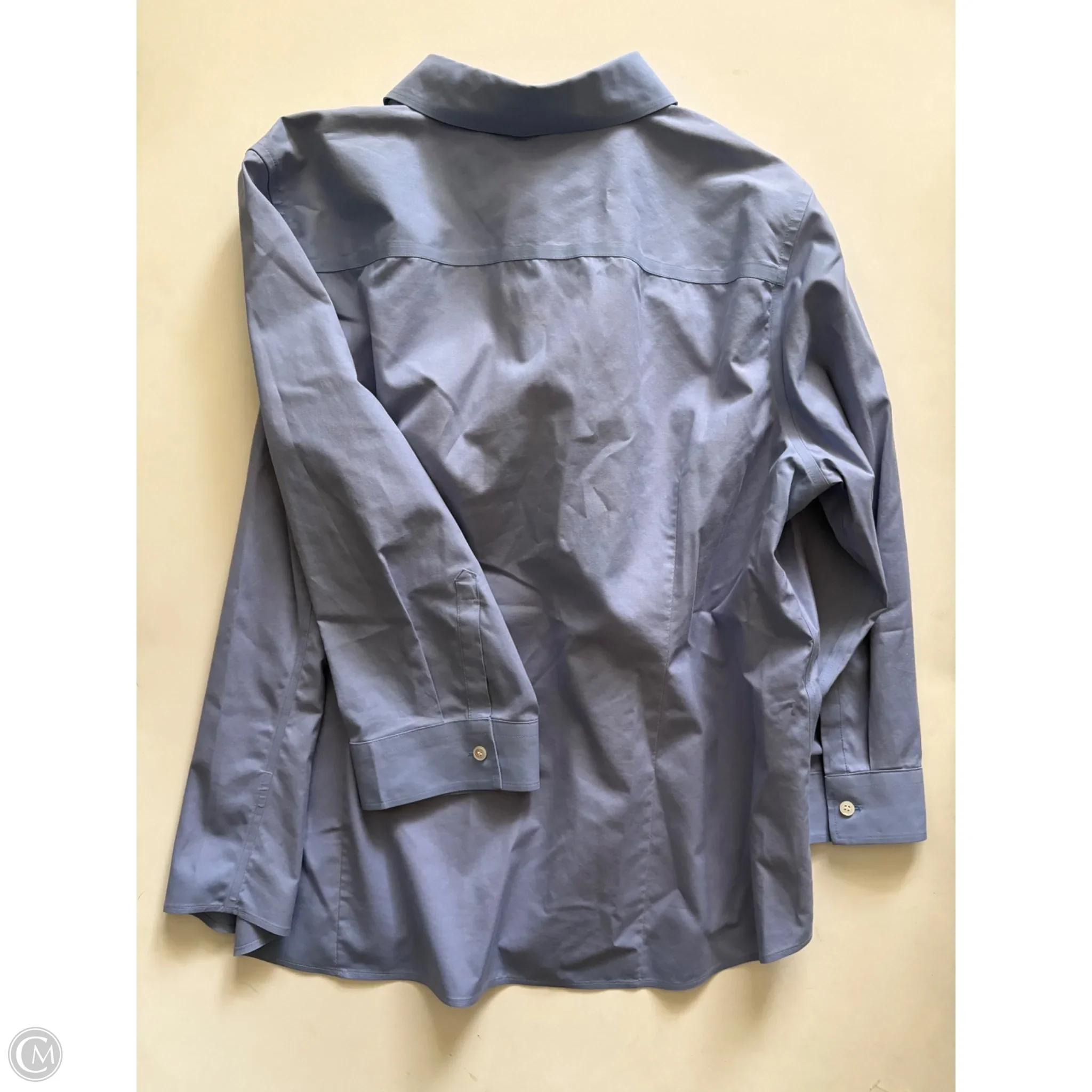 Top Long Sleeve By Talbots In Blue, Size: 16 - Image 2