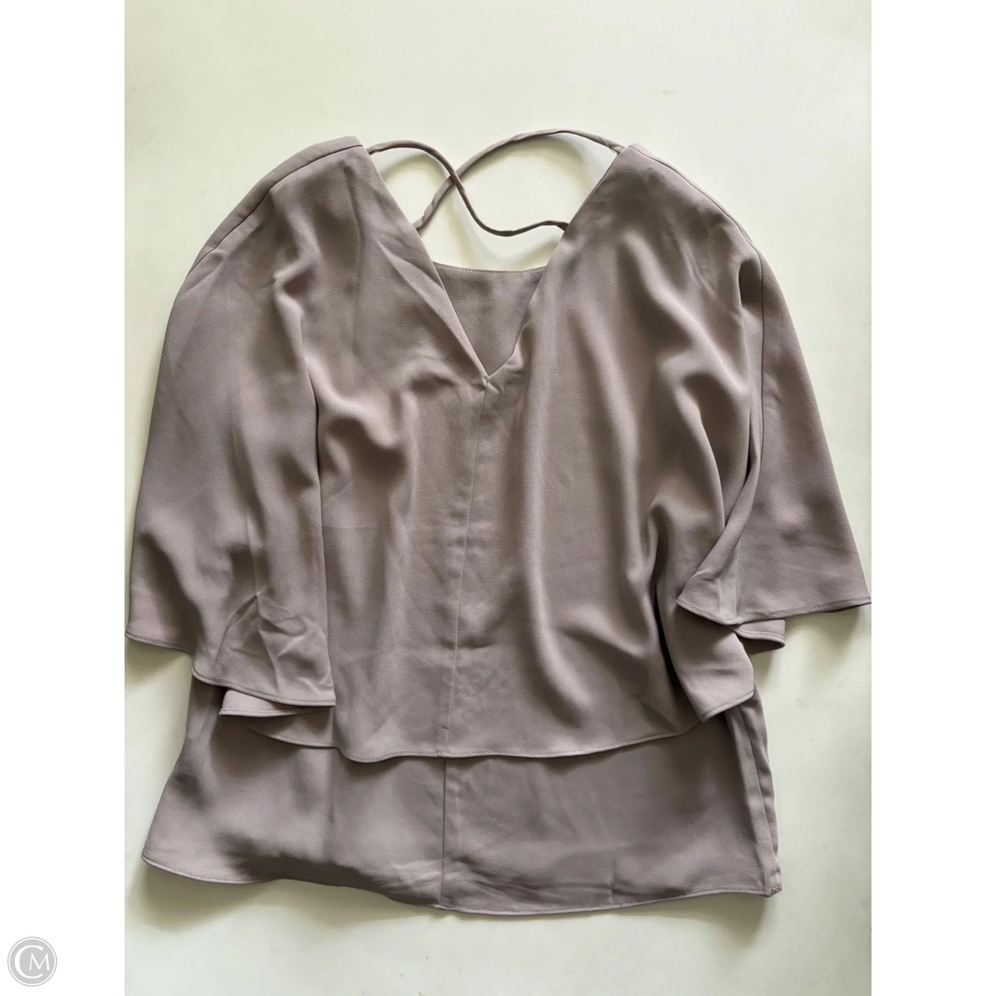 Top Short Sleeve By Jade In Taupe, Size: S - Image 2