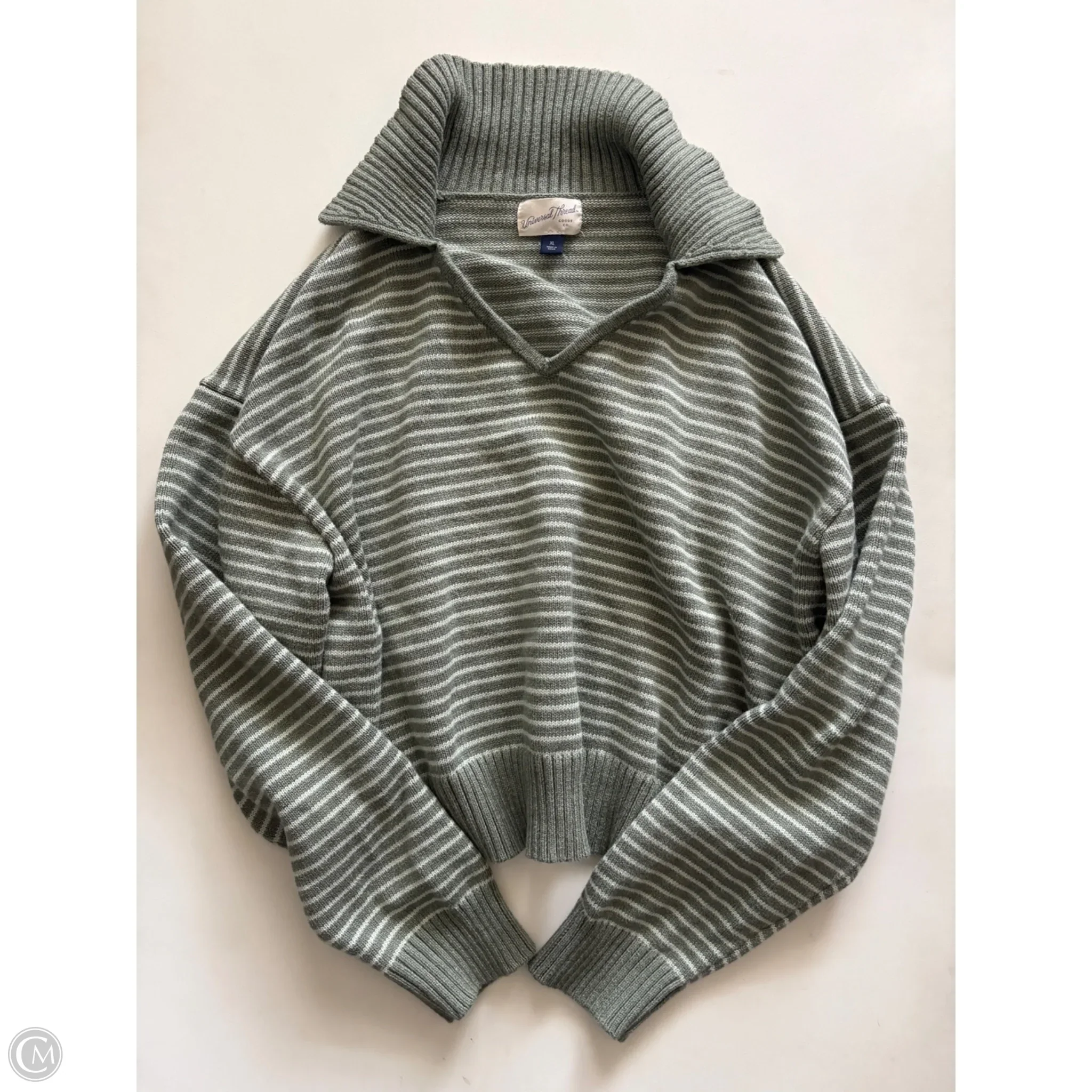 Sweater By Universal Thread In Striped Pattern, Size: Xl - Image 1