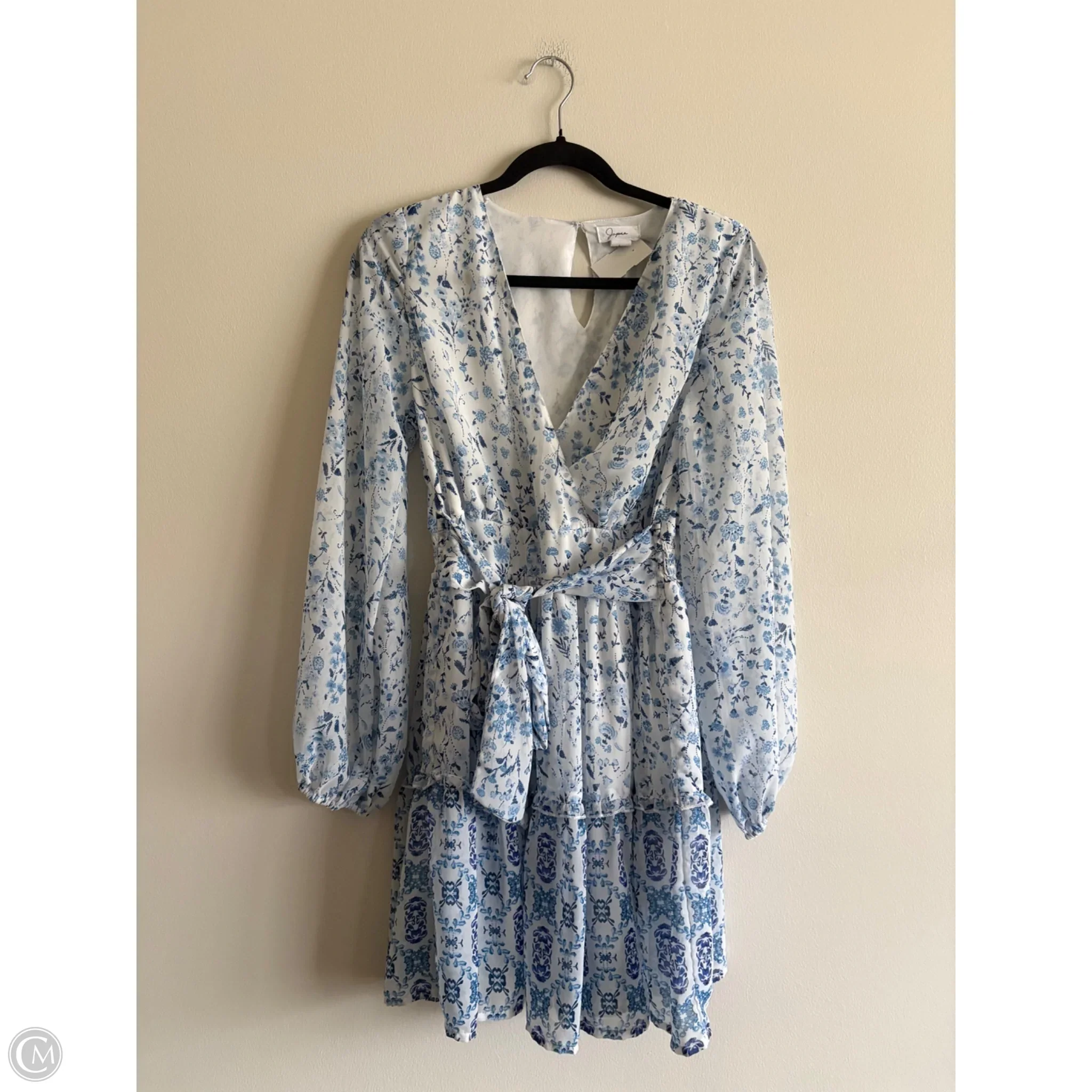 Dress Casual Midi By Japna In Blue, Size: L - Image 1