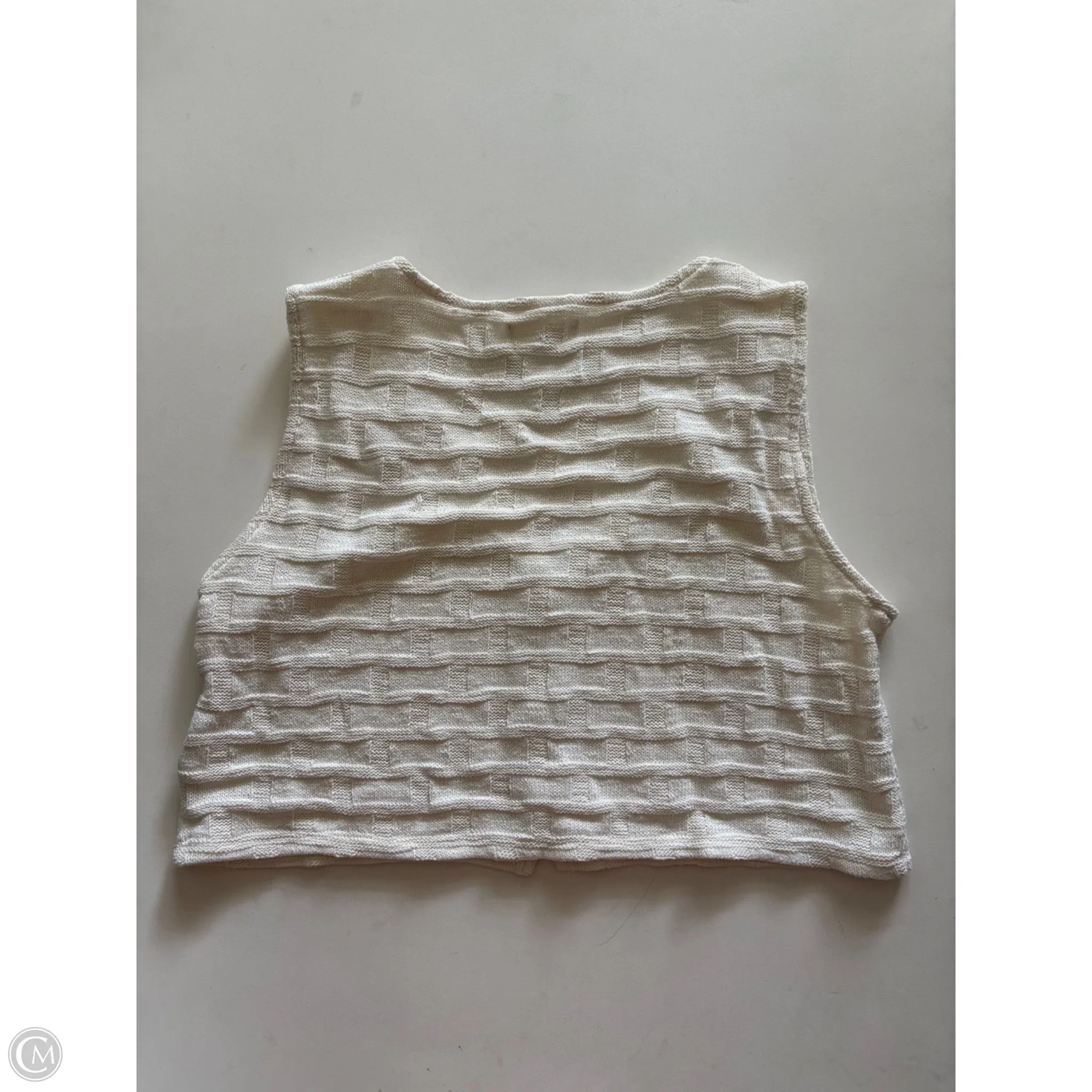 Vest Sweater By Madewell In Cream, Size: M - Image 2