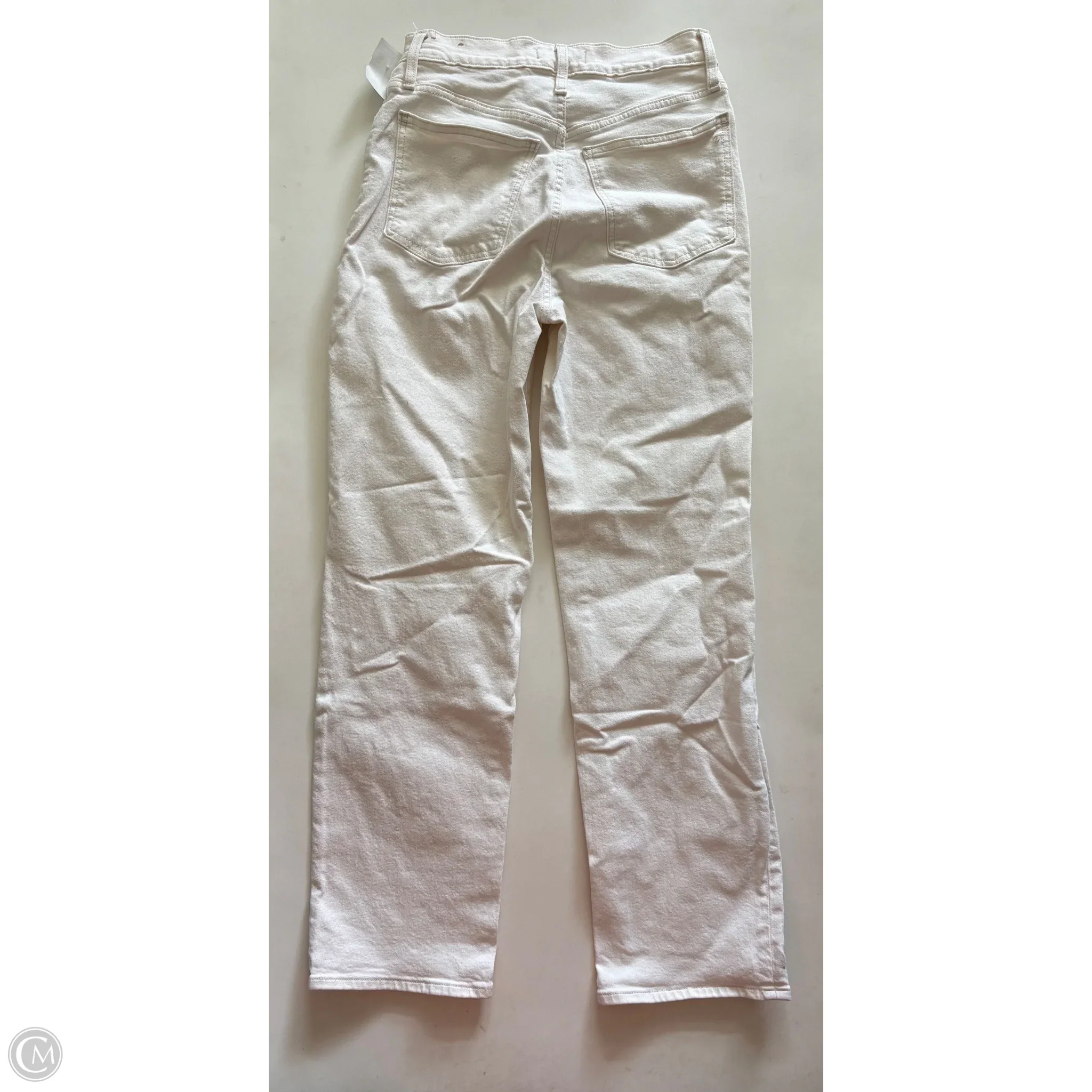 Jeans Straight By Madewell In Cream, Size: 2 - Image 2