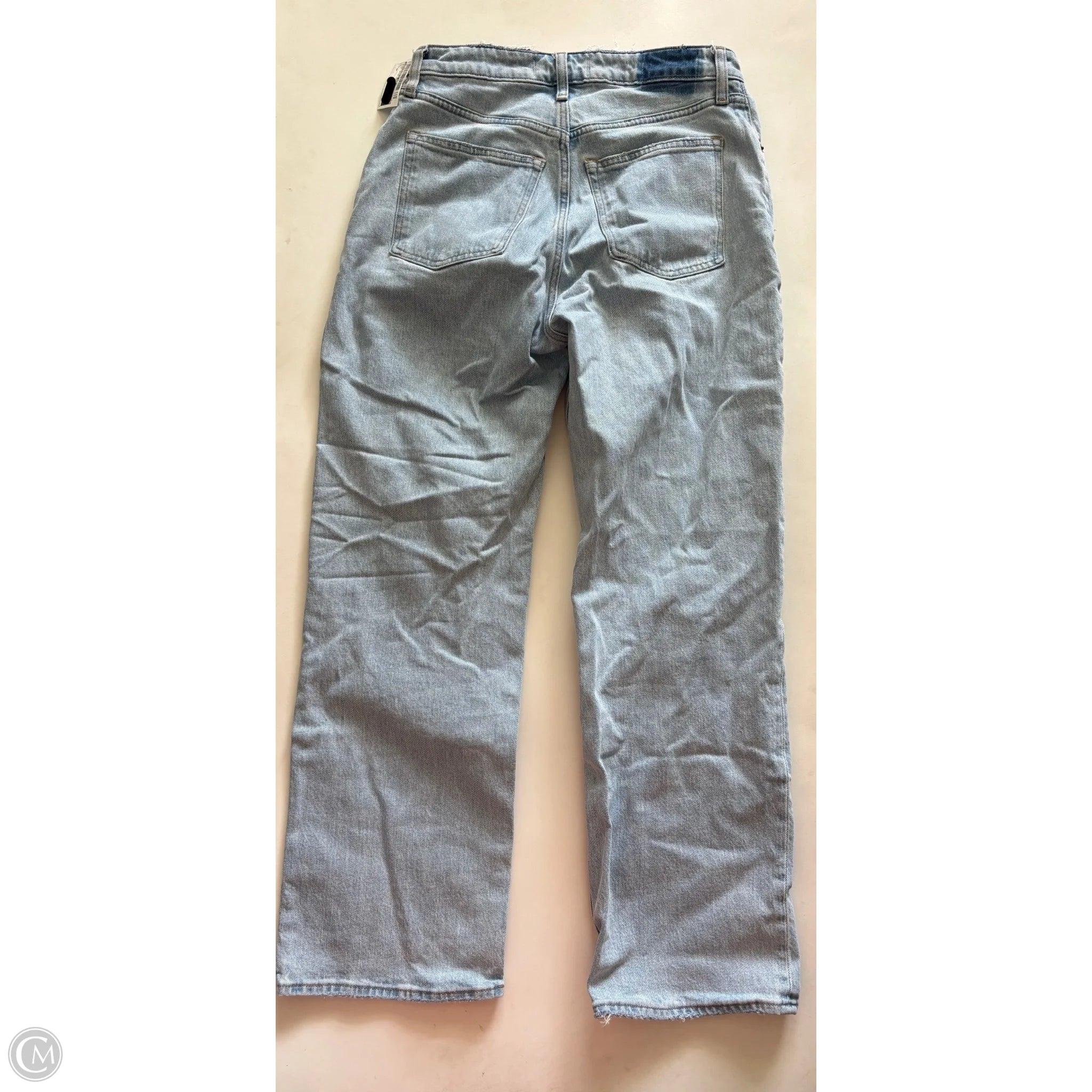 Jeans Wide Leg By Abercrombie And Fitch In Blue, Size: 6p - Image 2