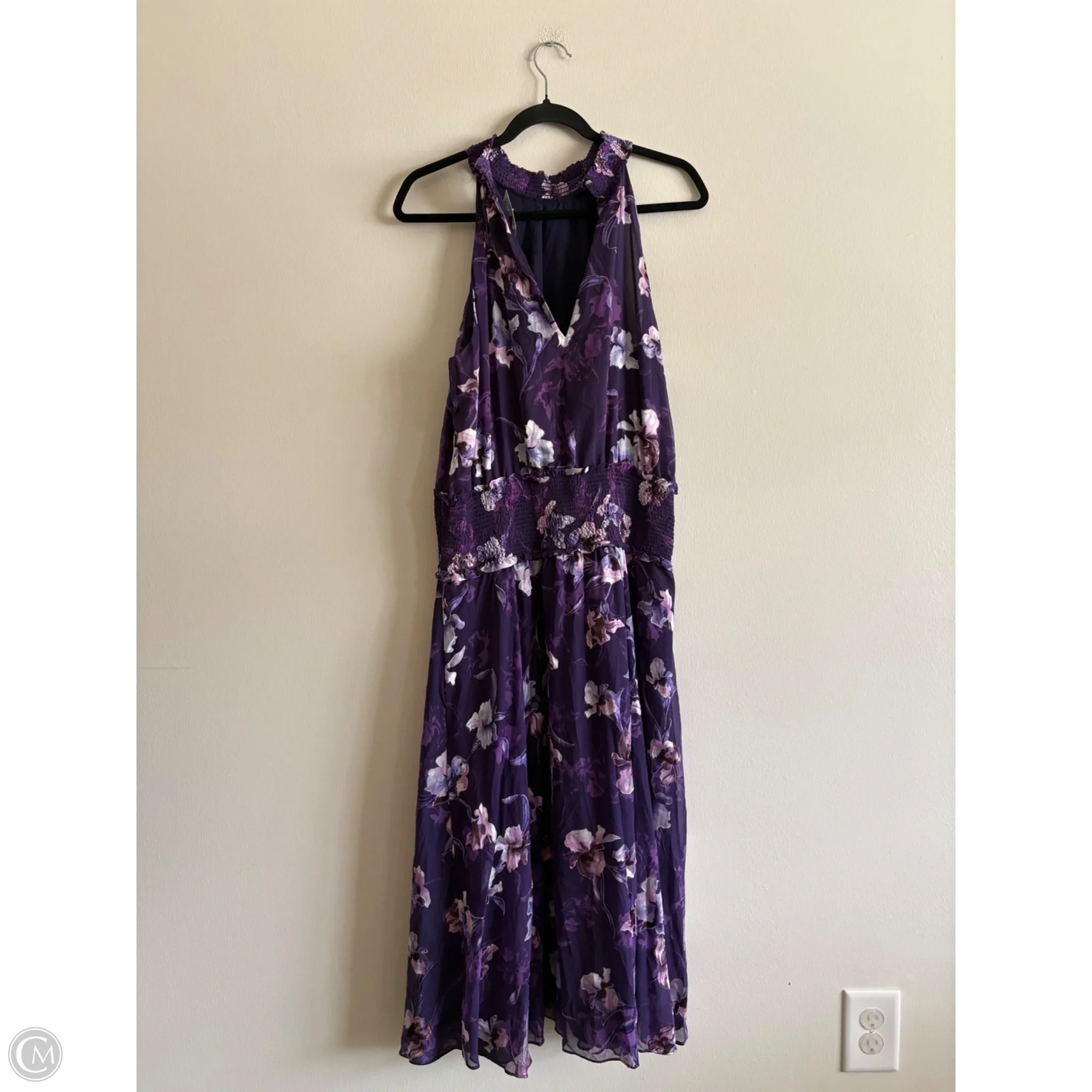 Dress Casual Maxi By White House Black Market In Purple, Size: 12 - Image 2