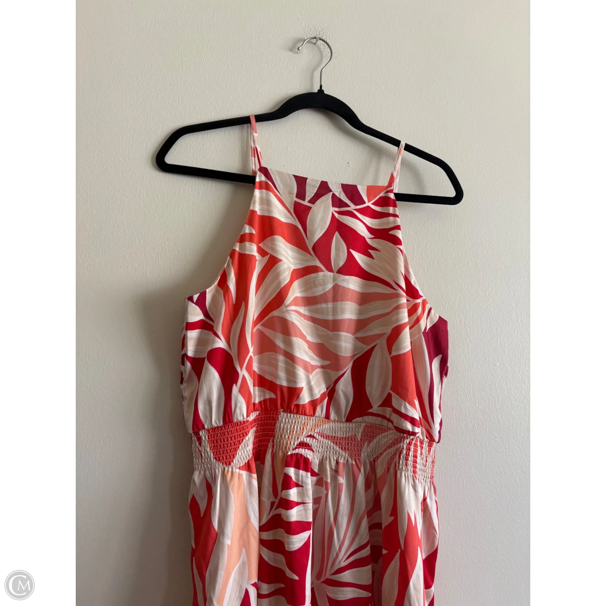 Dress Casual Maxi By Ann Taylor In Orange, Size: Lp - Image 3