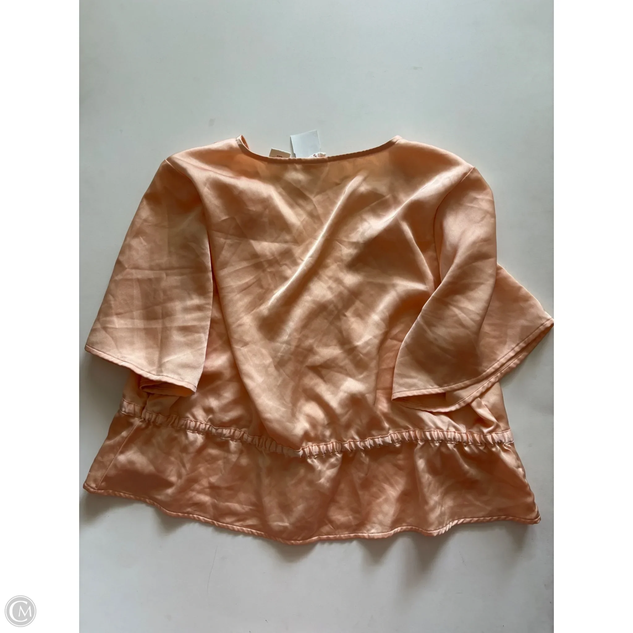Blouse Short Sleeve By Levis In Orange, Size: M - Image 2