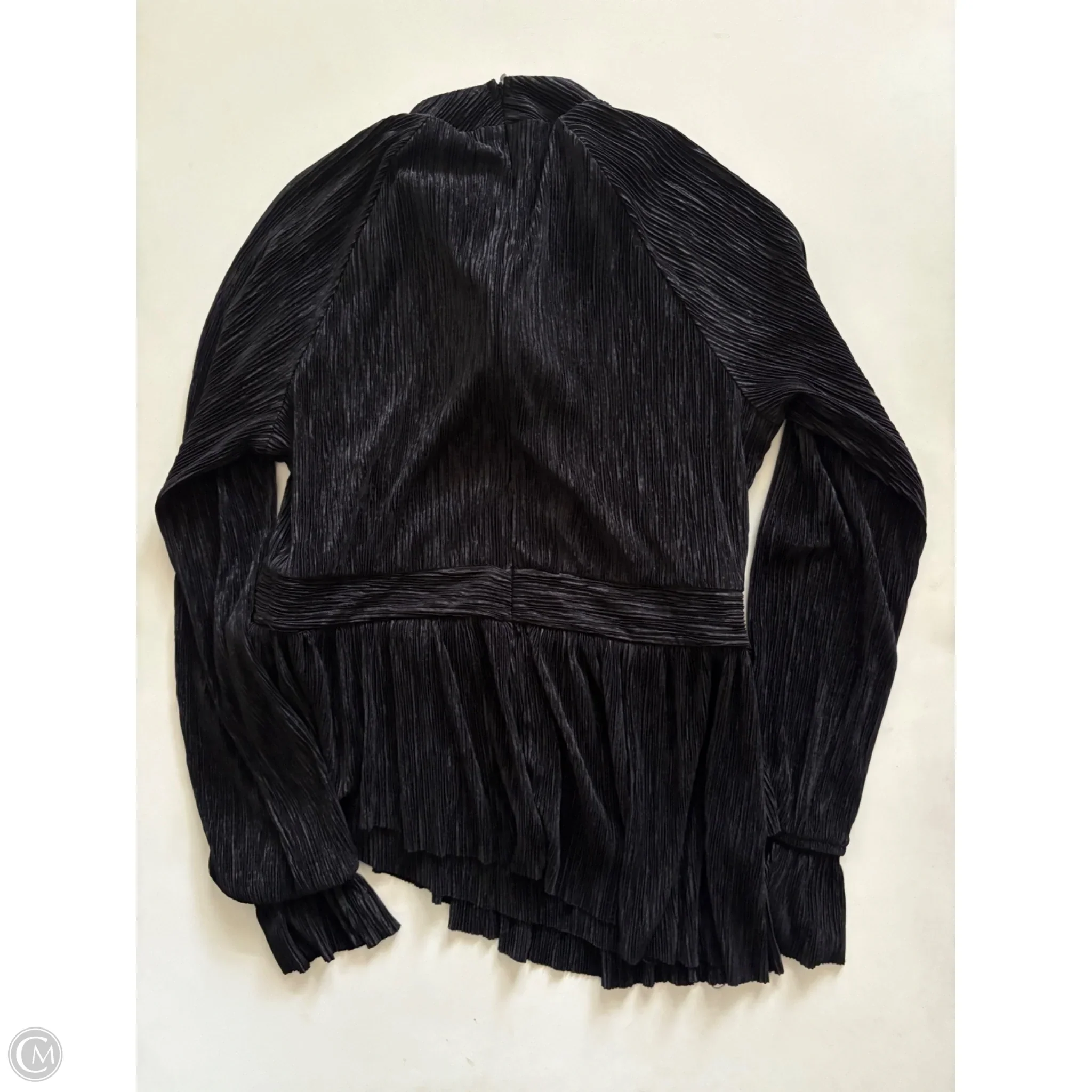 Blouse Long Sleeve By Express In Black, Size: S - Image 2