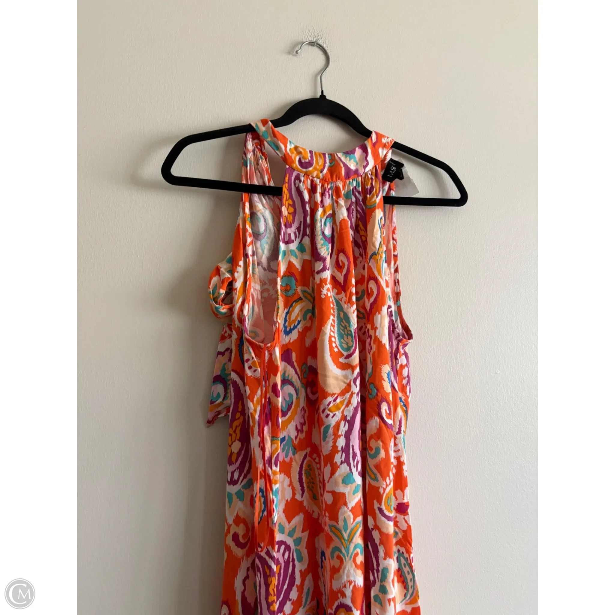 Dress Casual Maxi By Msk In Orange, Size: M - Image 3