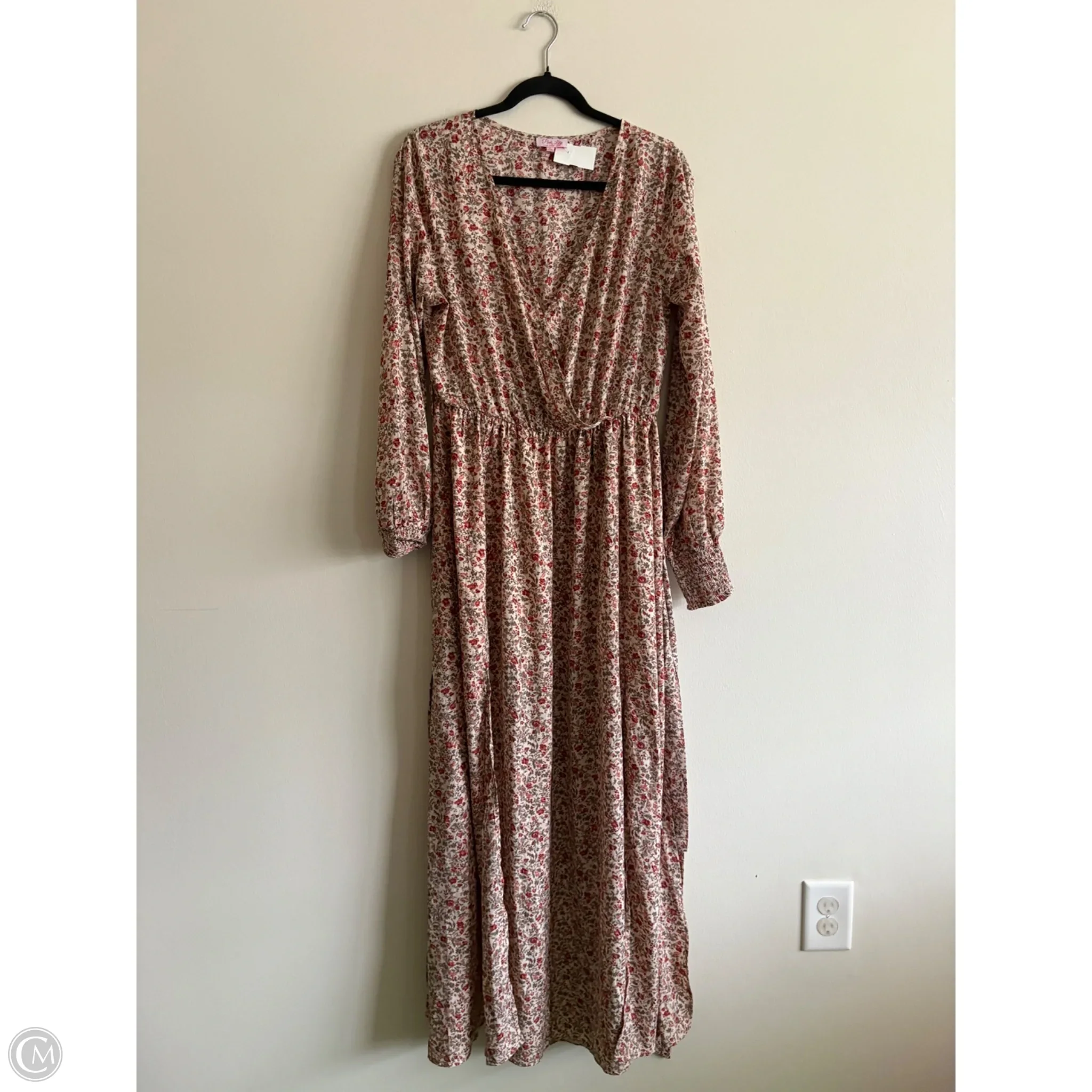 Dress Casual Maxi By Pink Lily In Floral Print, Size: L - Image 1