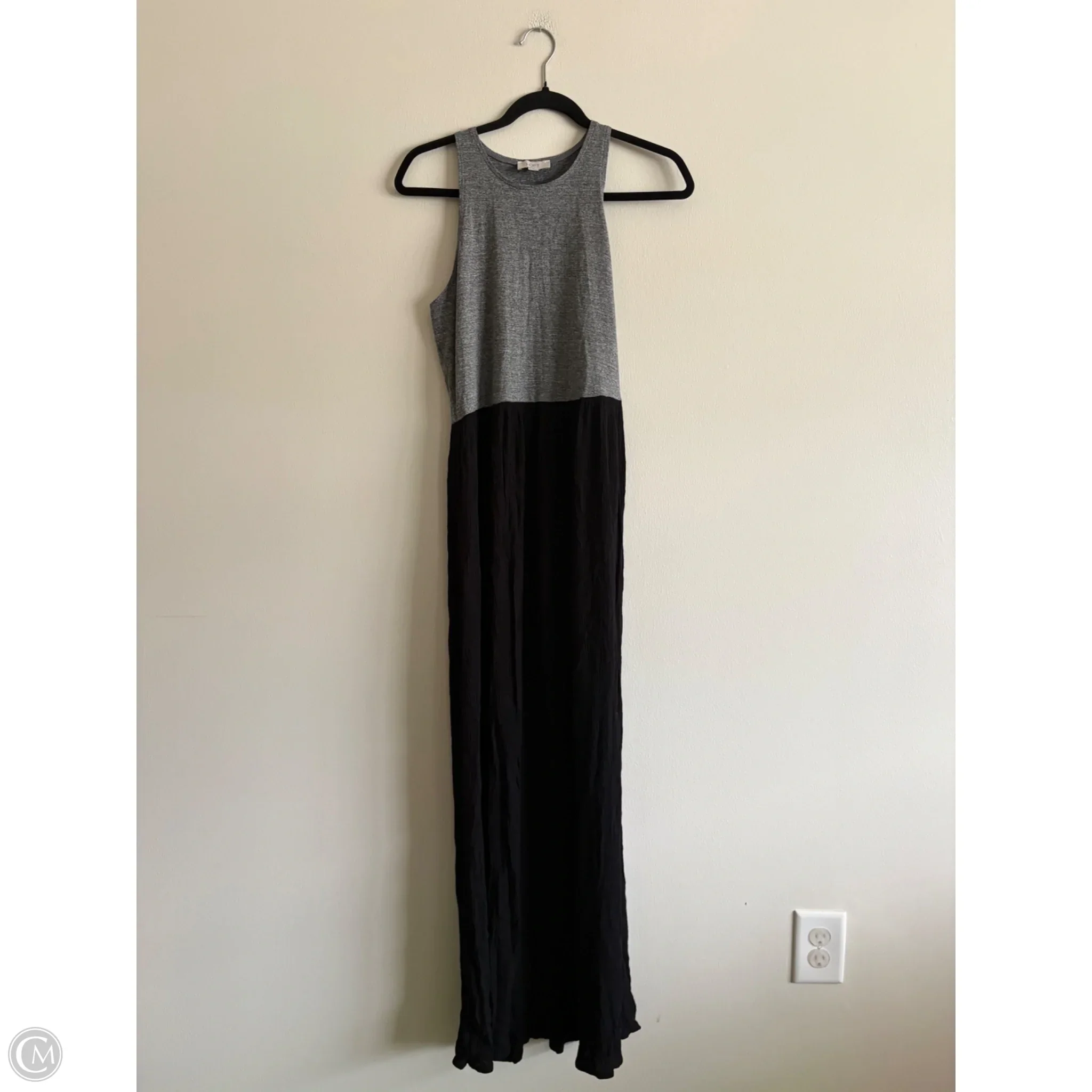 Dress Casual Maxi By Loft In Grey, Size: M - Image 1