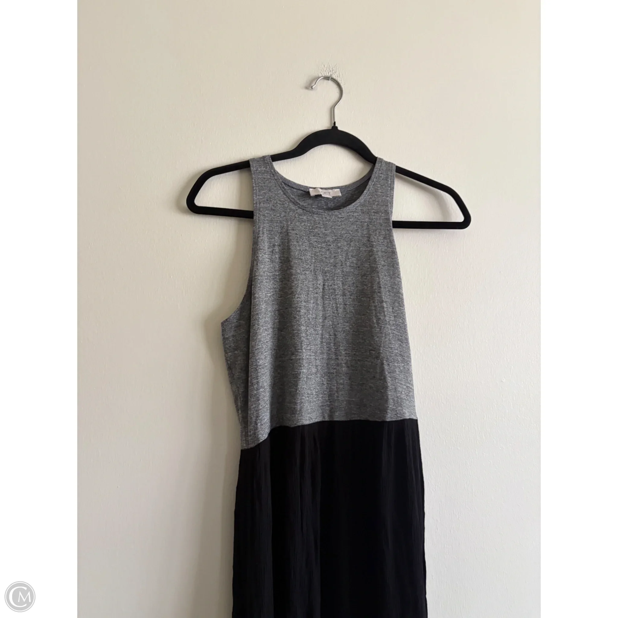 Dress Casual Maxi By Loft In Grey, Size: M - Image 3