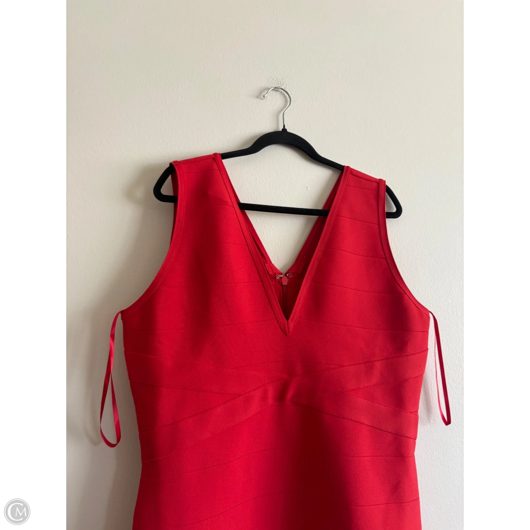 Dress Party Midi By Bebe In Red, Size: 2x - Image 3