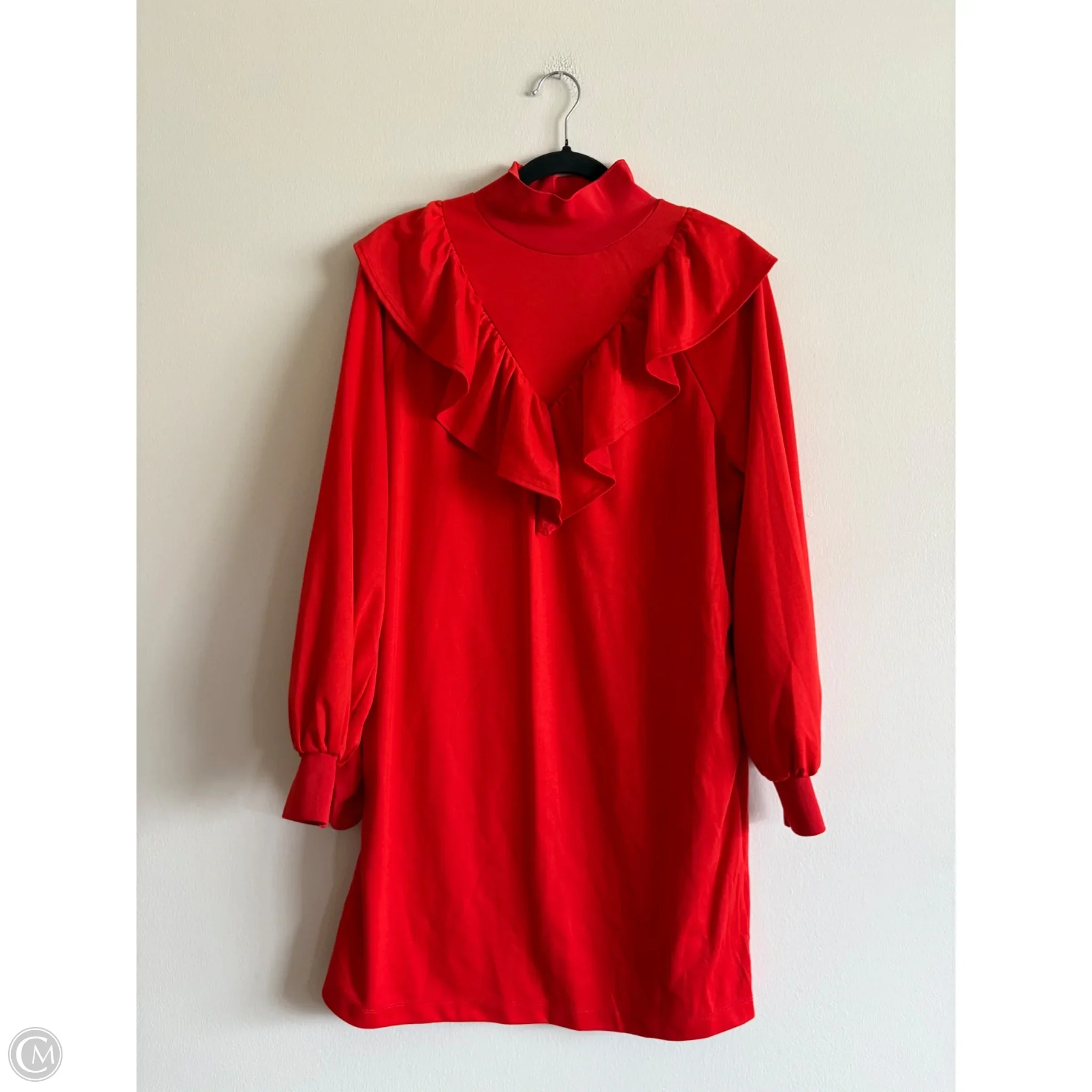 Dress Work By Who What Wear In Red, Size: M - Image 1